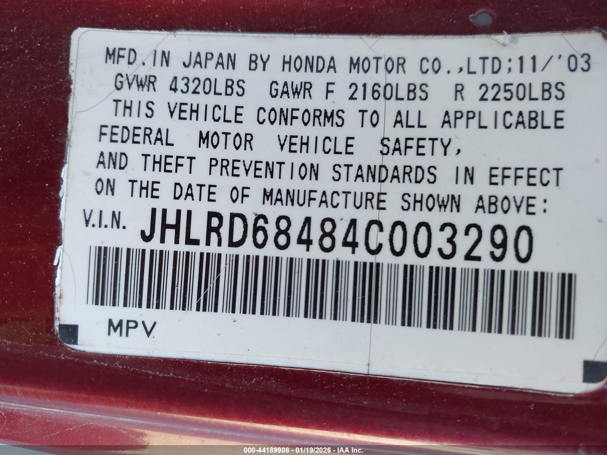 HONDA CR-V image 9