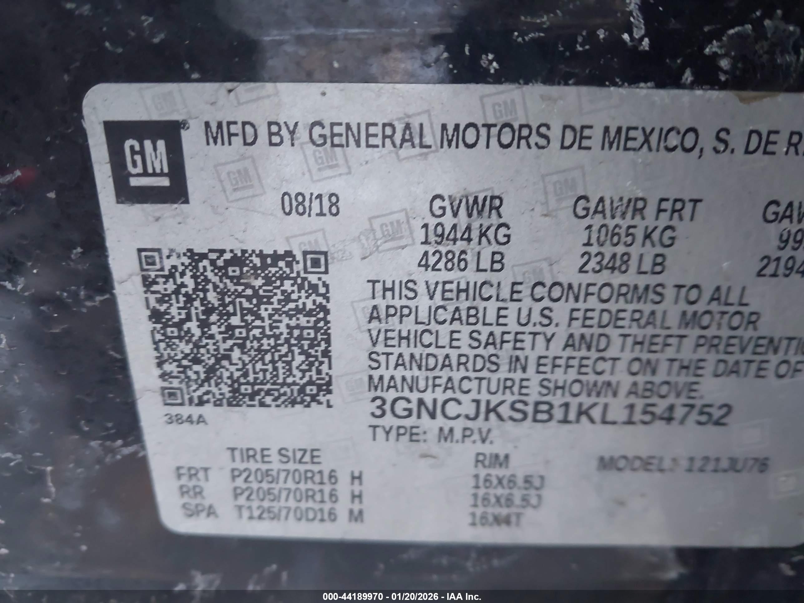CHEVROLET TRAX image 9