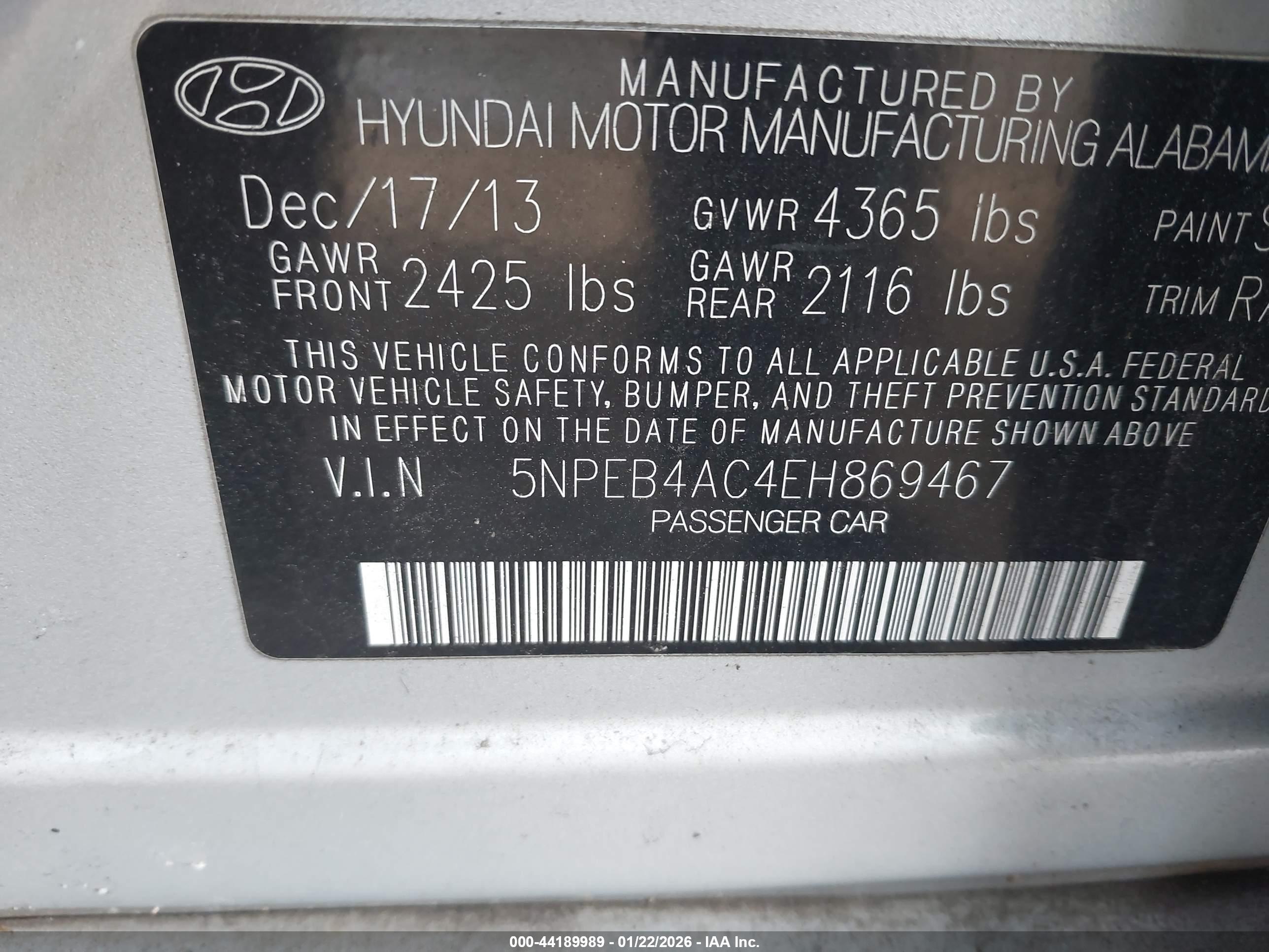 HYUNDAI SONATA image 9