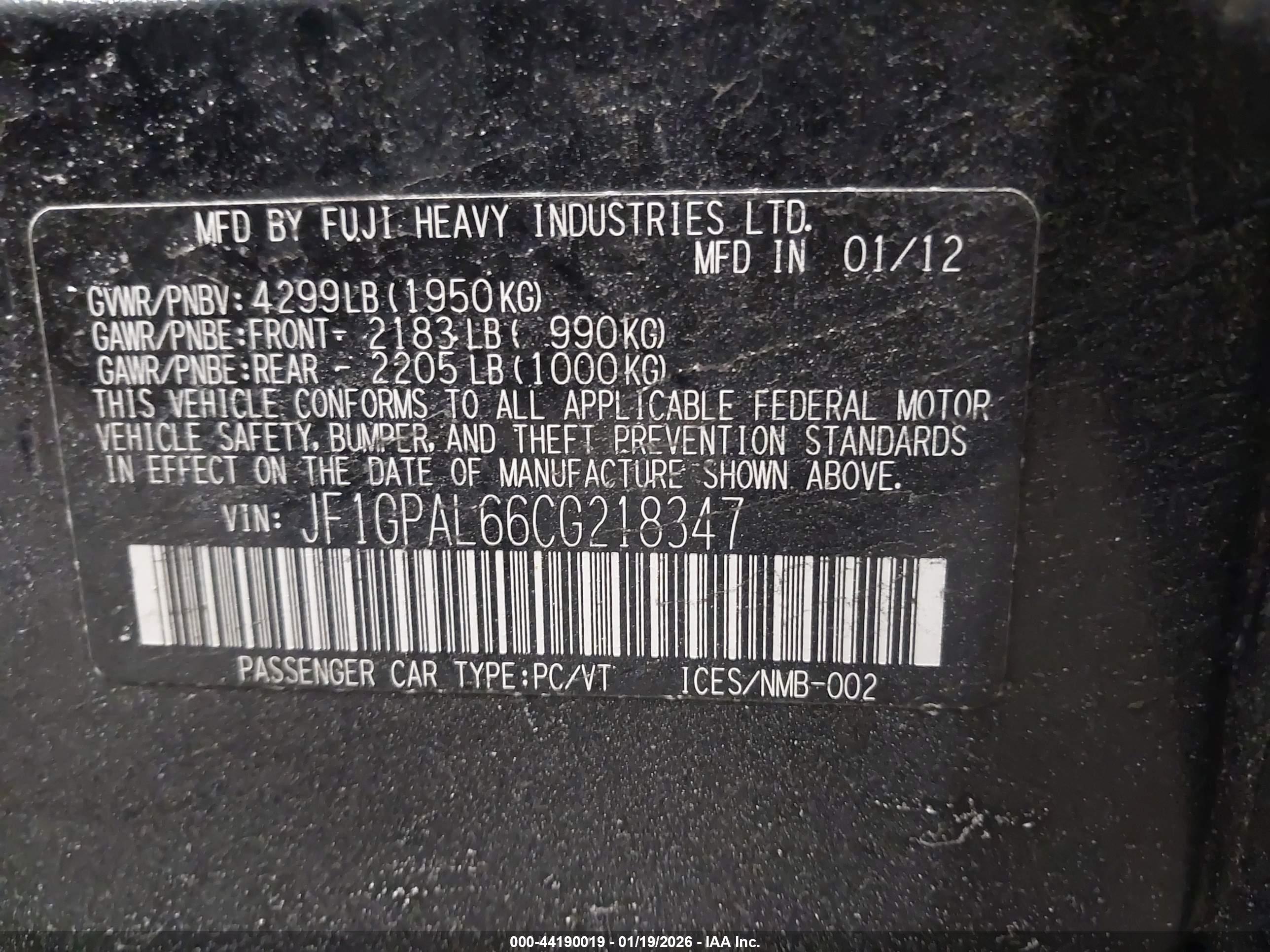SUBARU IMPREZA image 9
