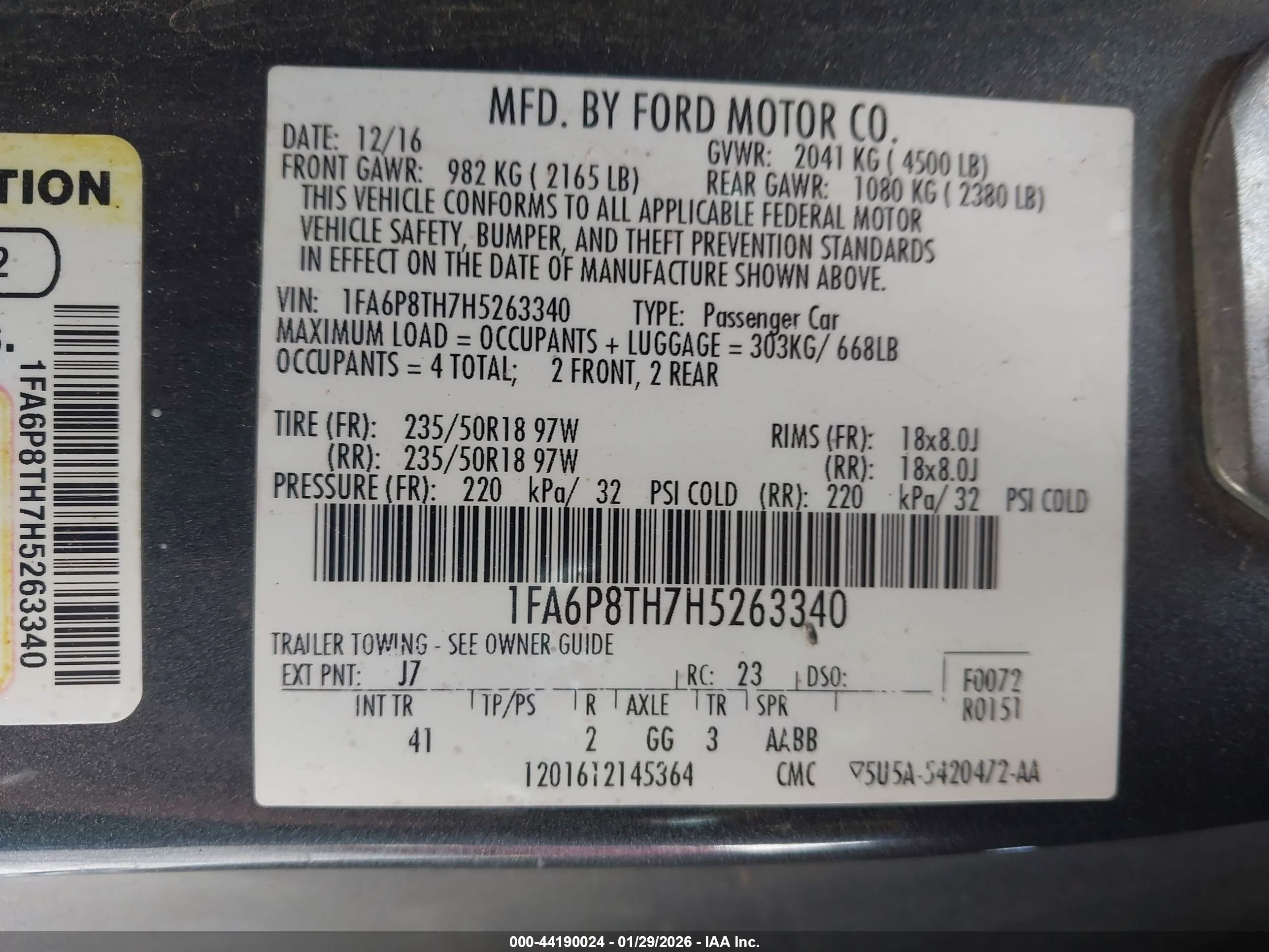 FORD MUSTANG image 9