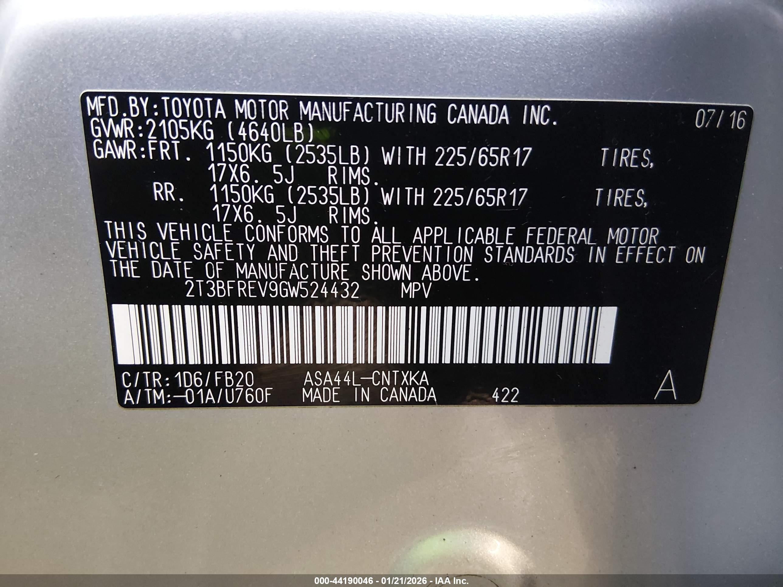 TOYOTA RAV4 image 9