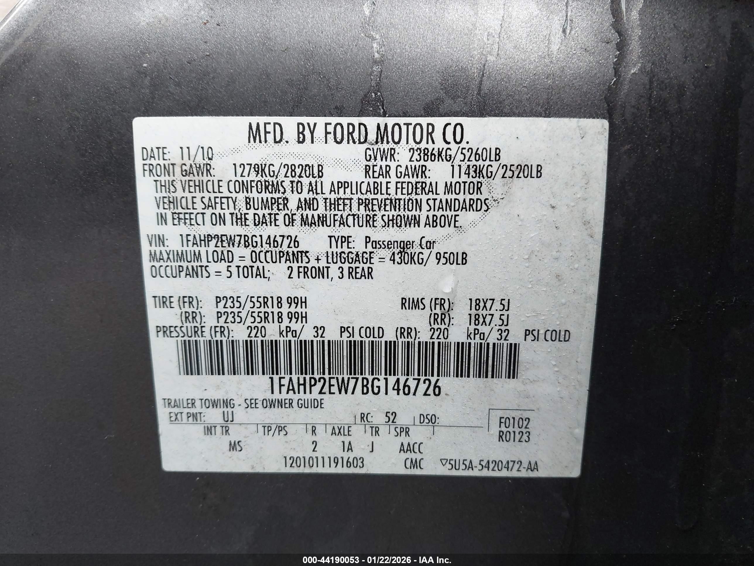 FORD TAURUS image 9