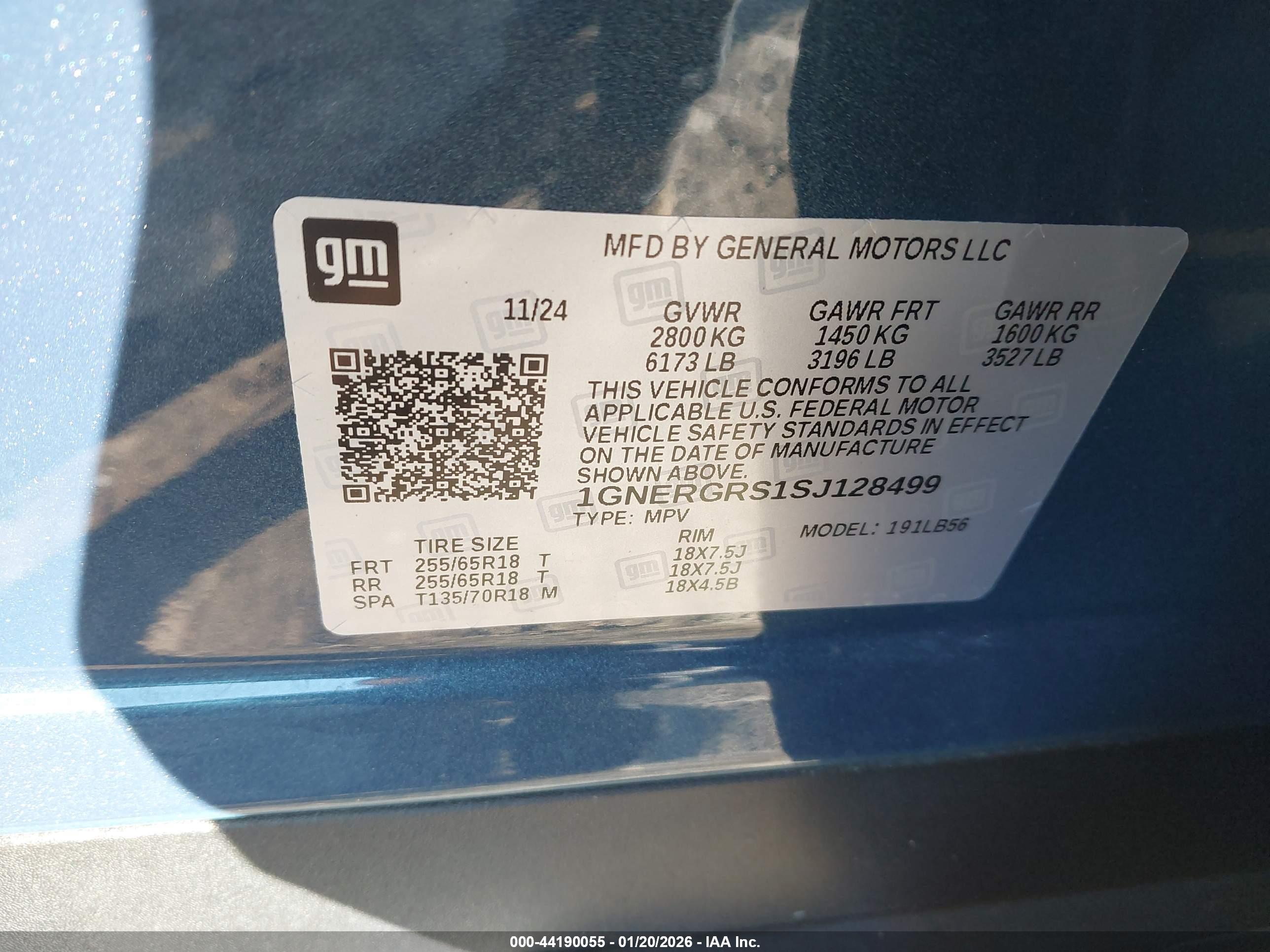CHEVROLET TRAVERSE image 9