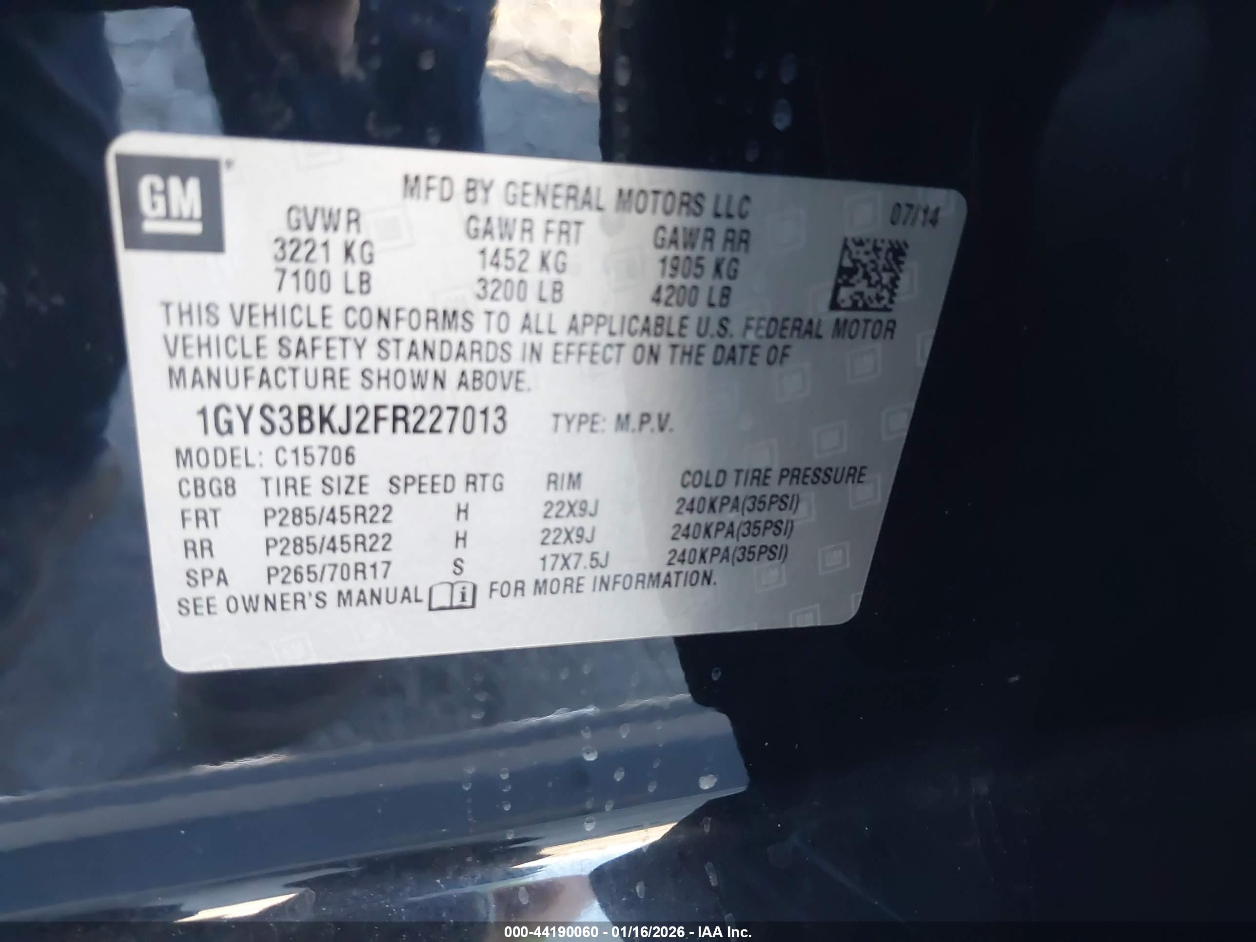 CADILLAC ESCALADE image 9
