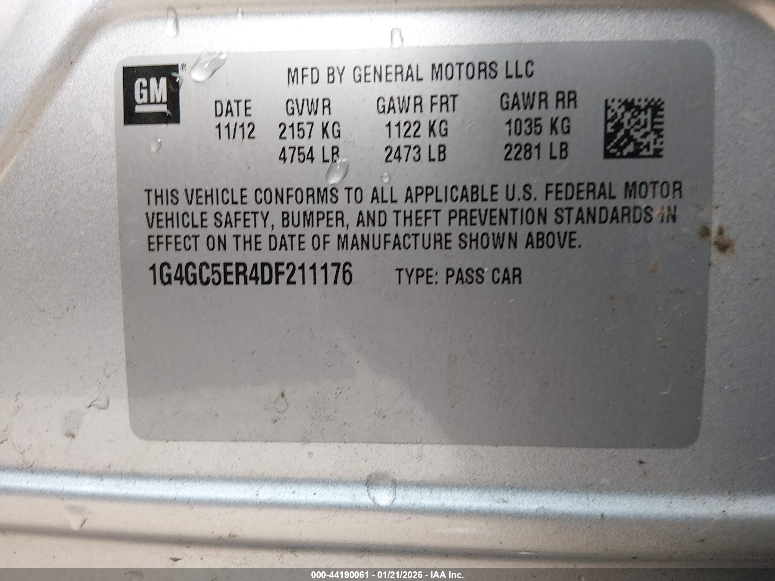 BUICK LACROSSE image 9