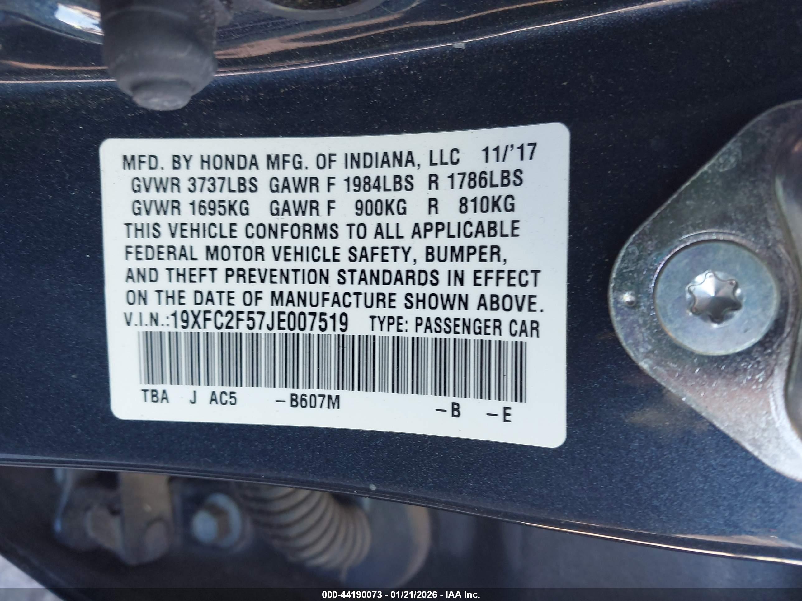 HONDA CIVIC image 9