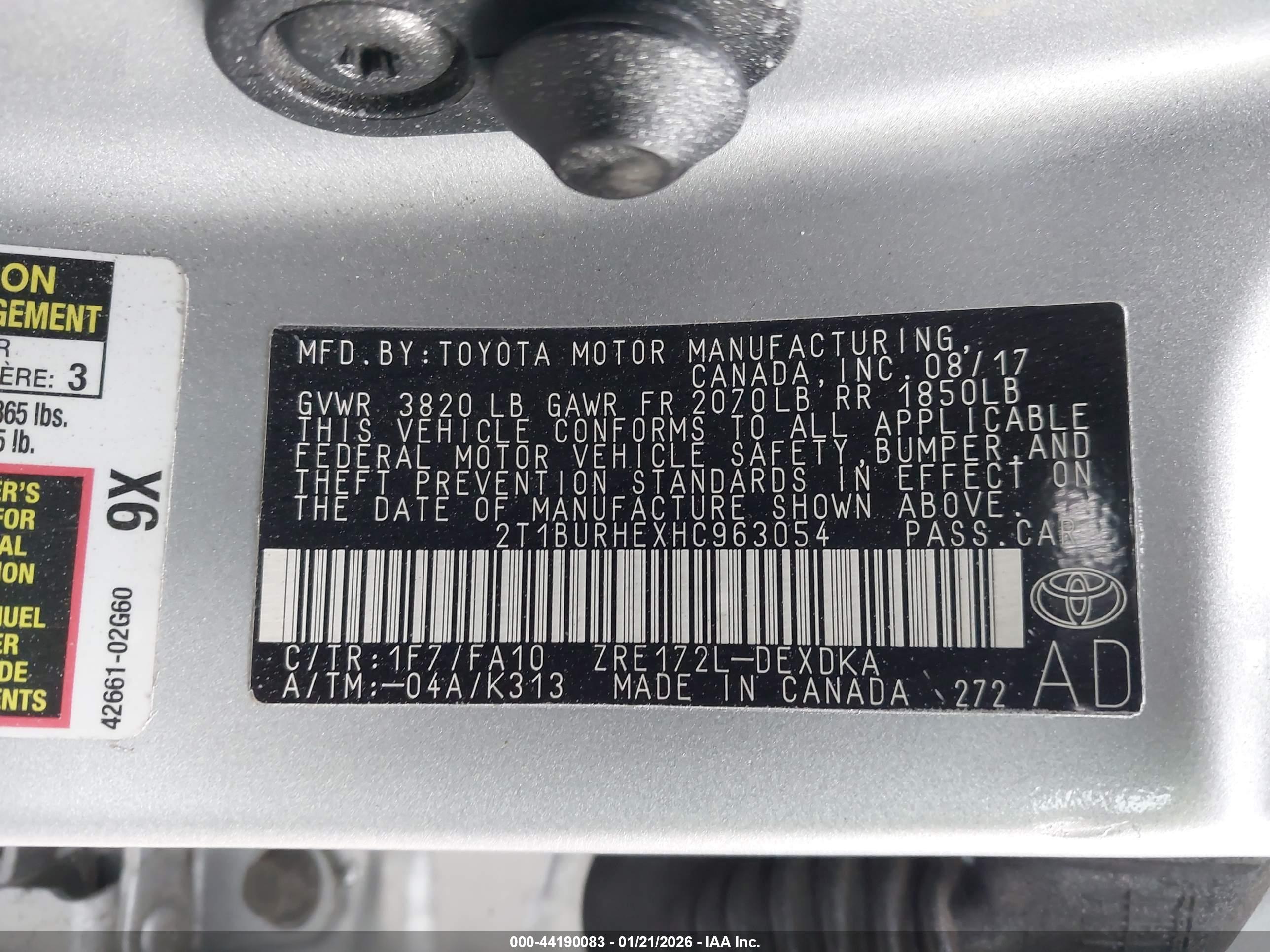 TOYOTA COROLLA image 9