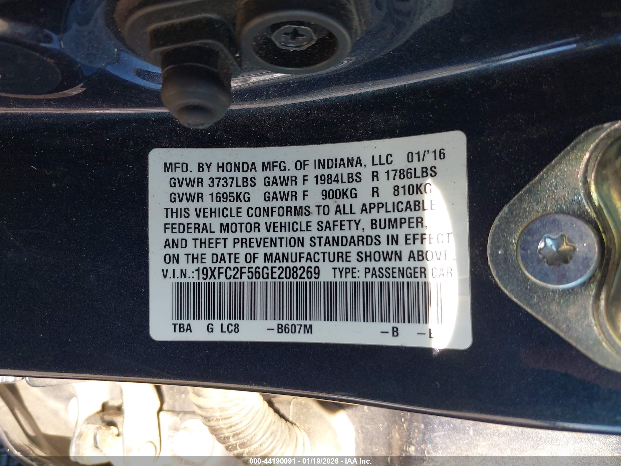 HONDA CIVIC image 9