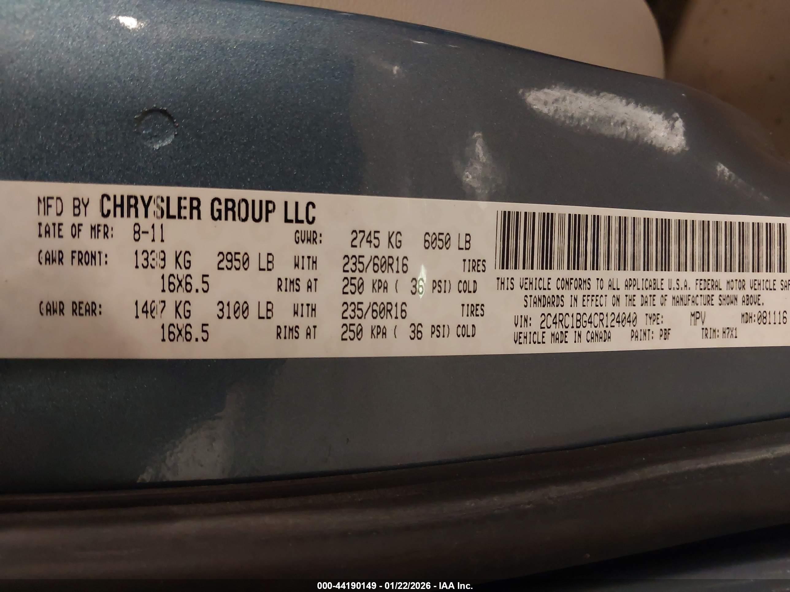 CHRYSLER TOWN image 9