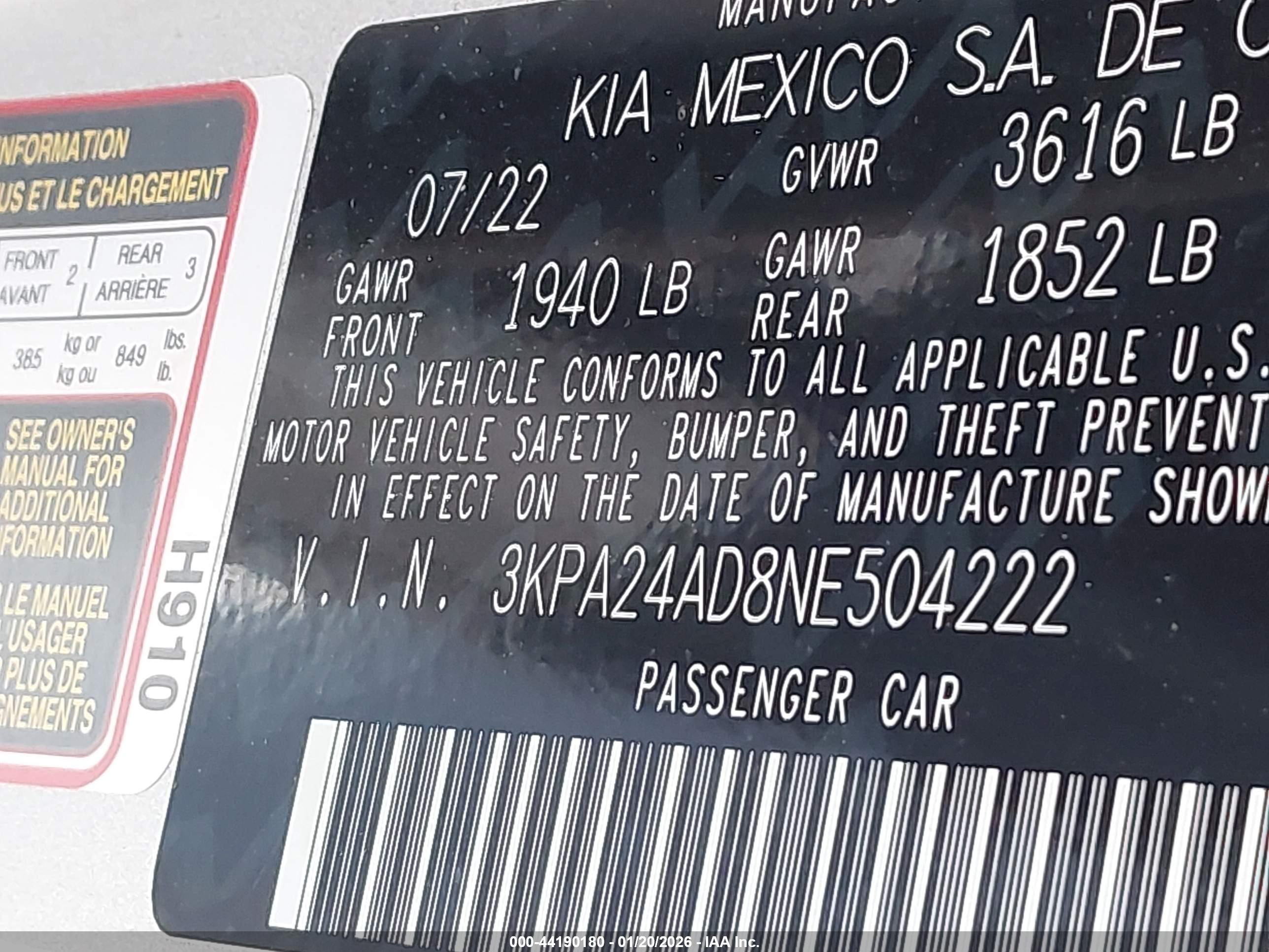 KIA RIO image 9