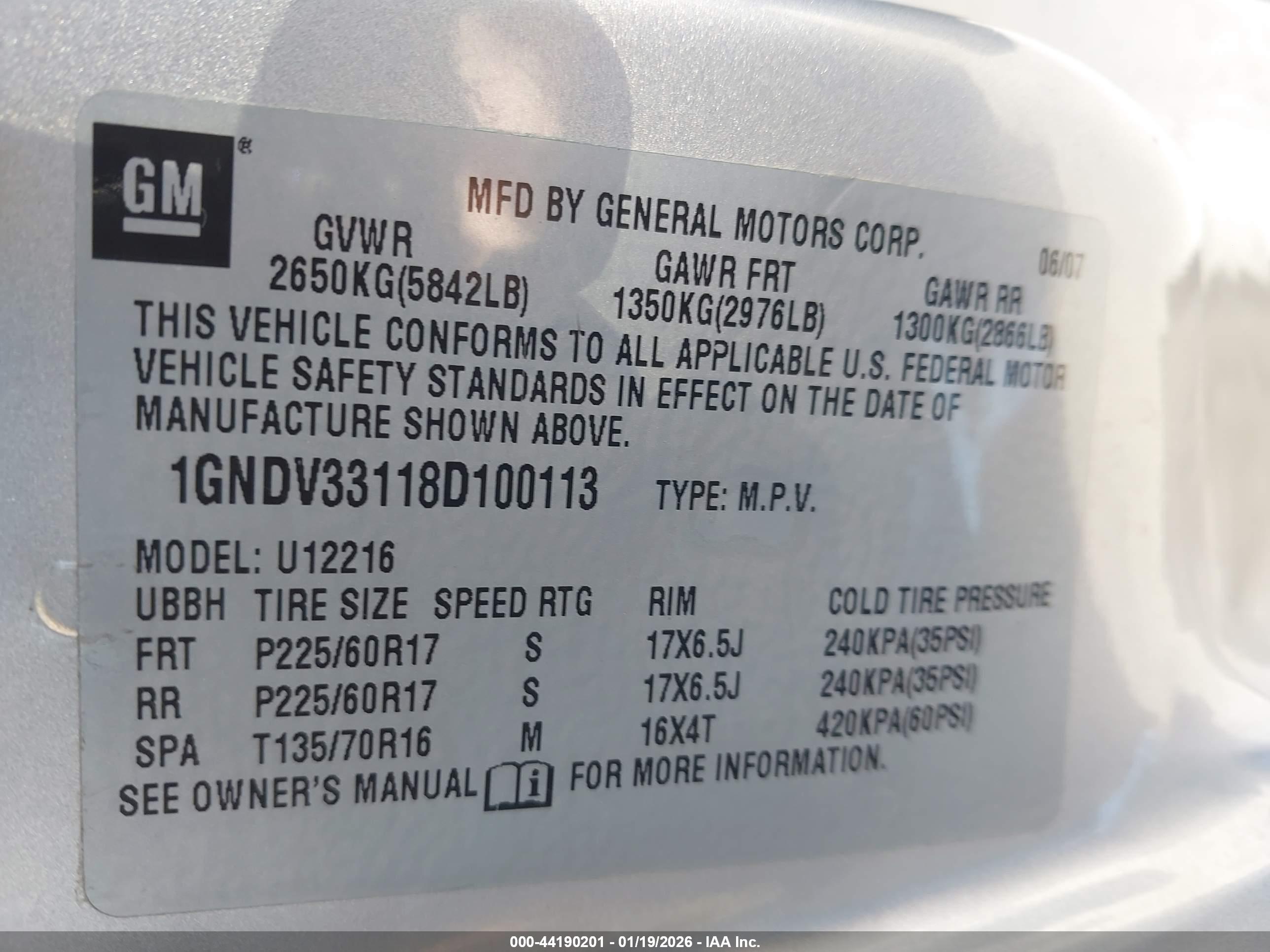 CHEVROLET UPLANDER image 9