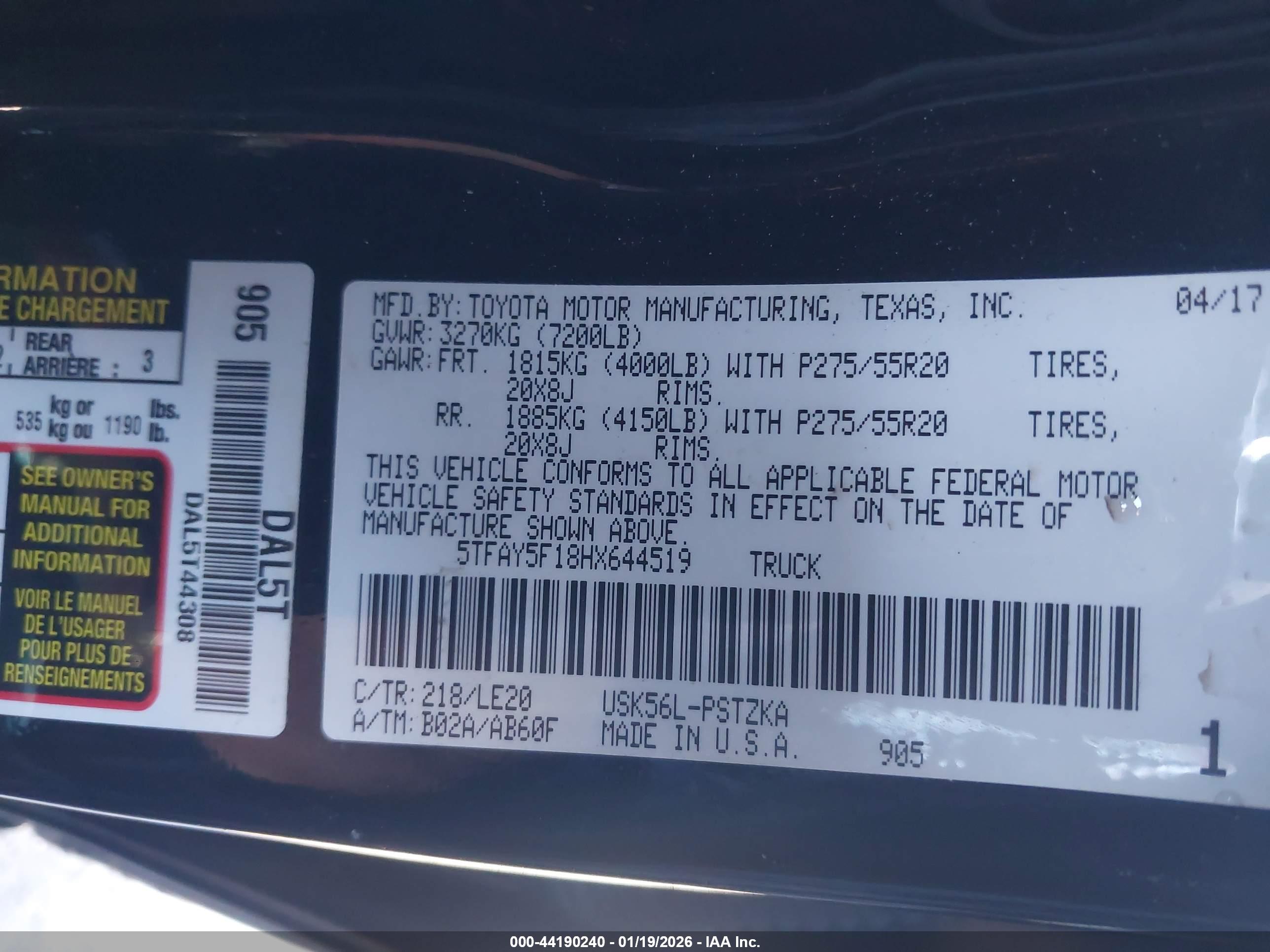 TOYOTA TUNDRA image 9