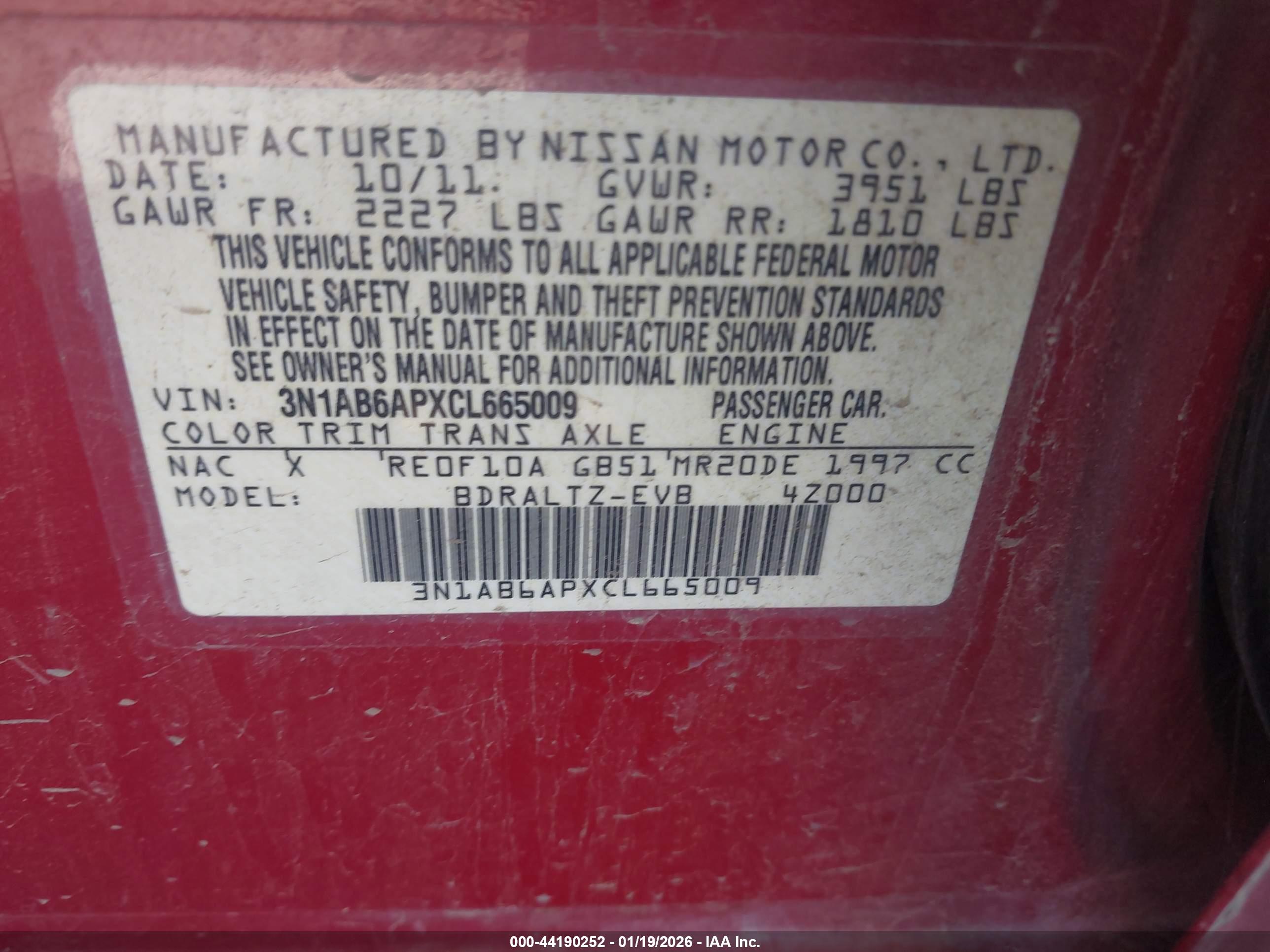 NISSAN SENTRA image 9