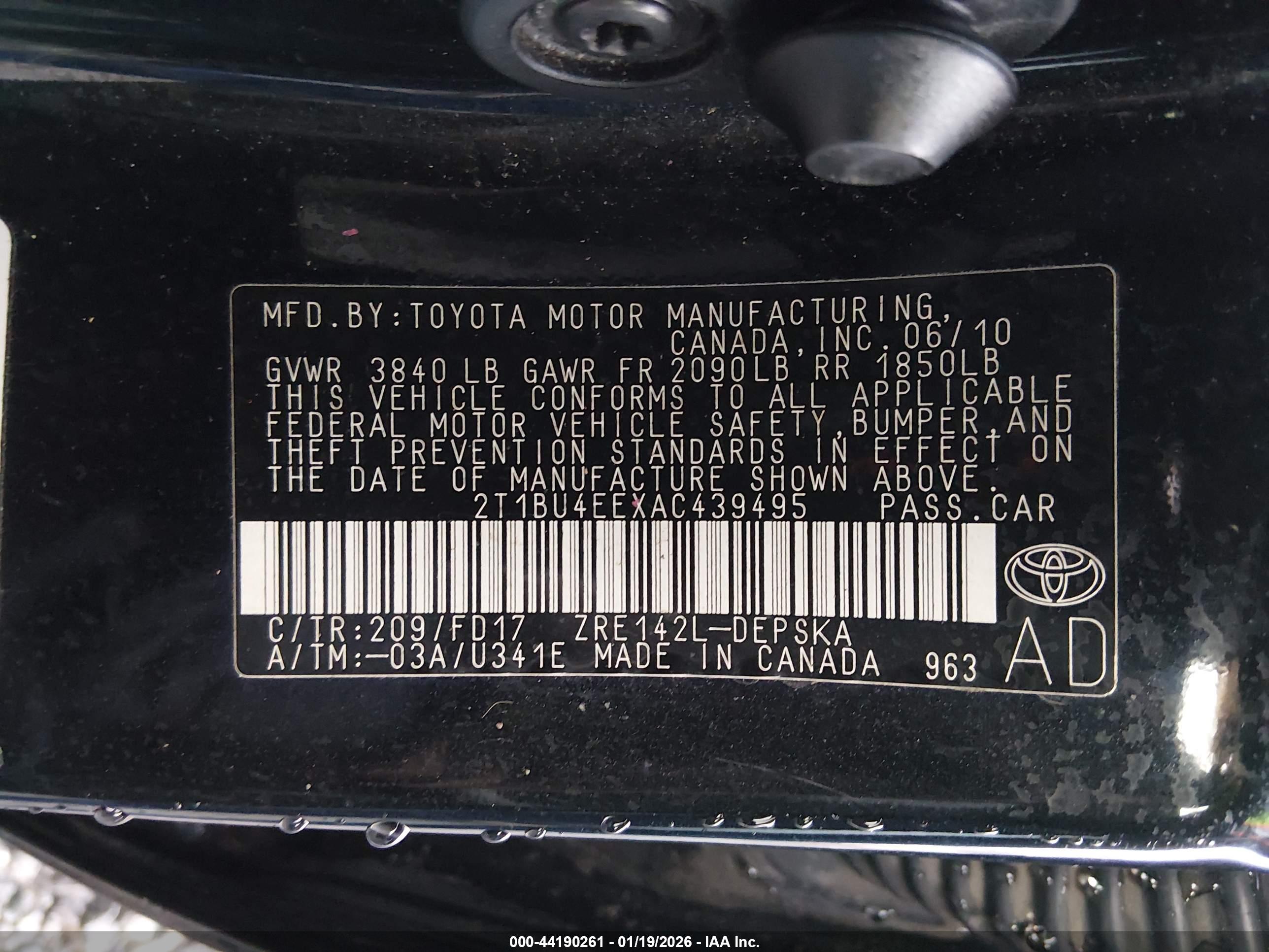 TOYOTA COROLLA image 9