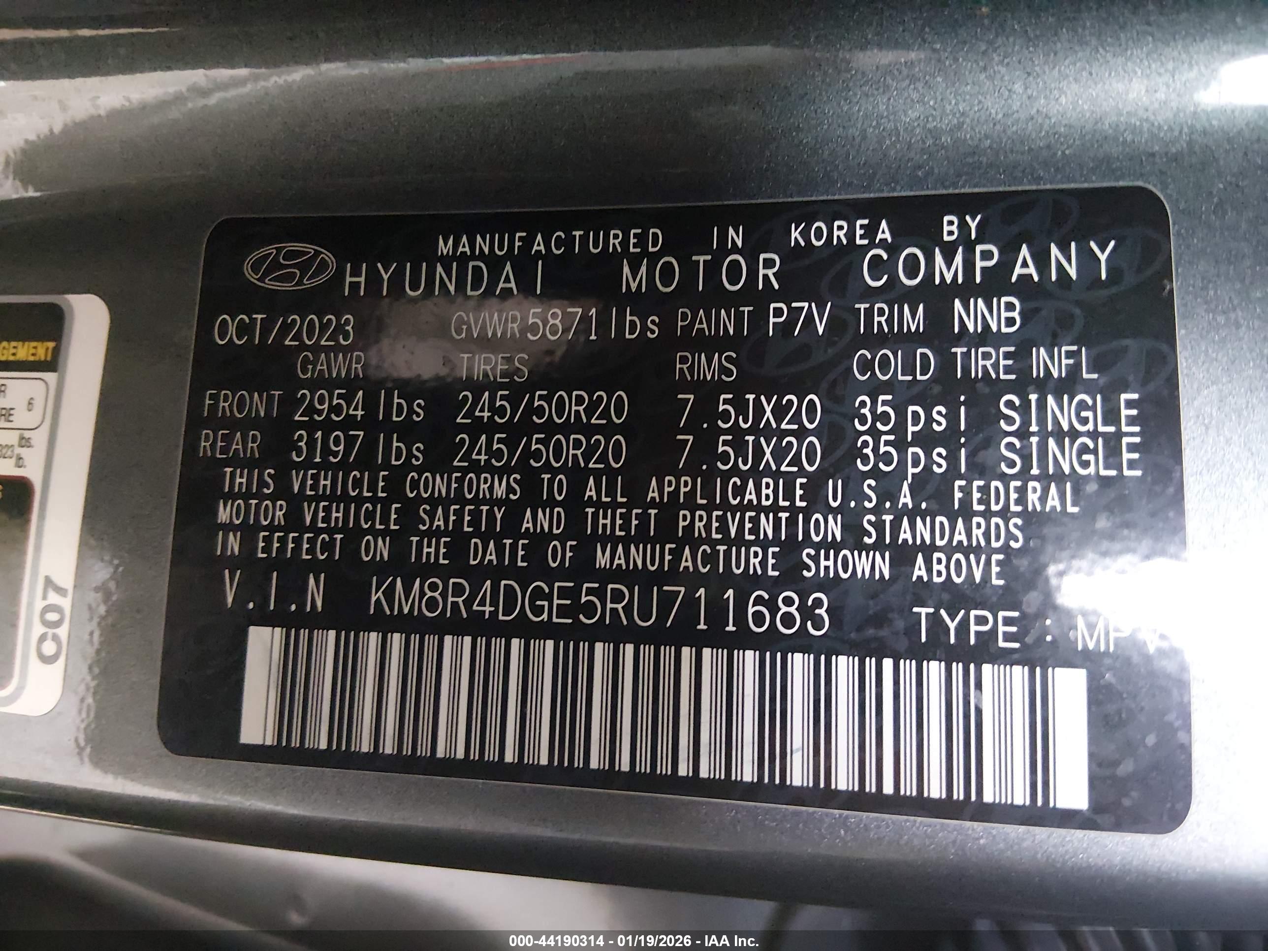 HYUNDAI PALISADE image 9