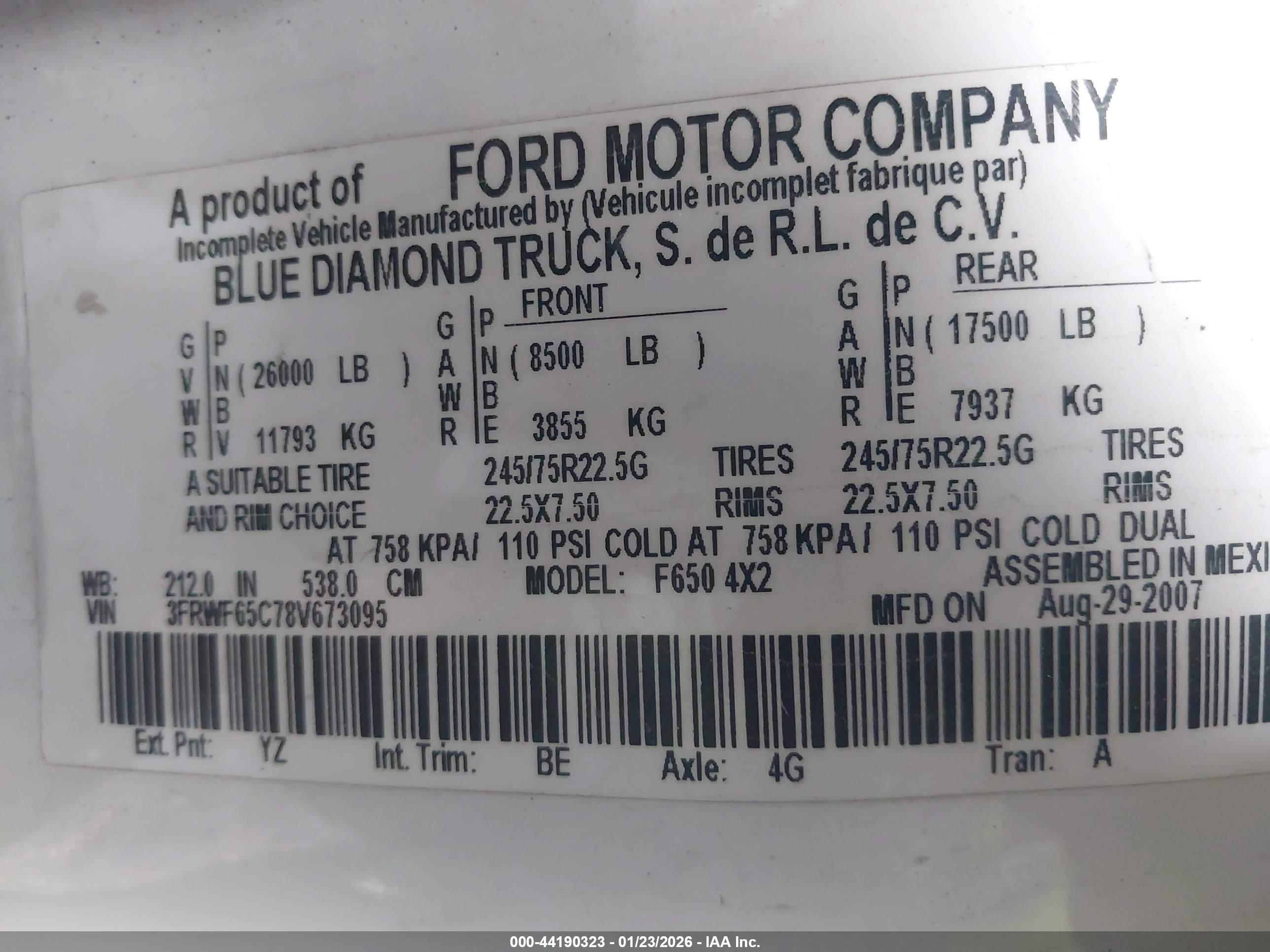 FORD F-650 image 9