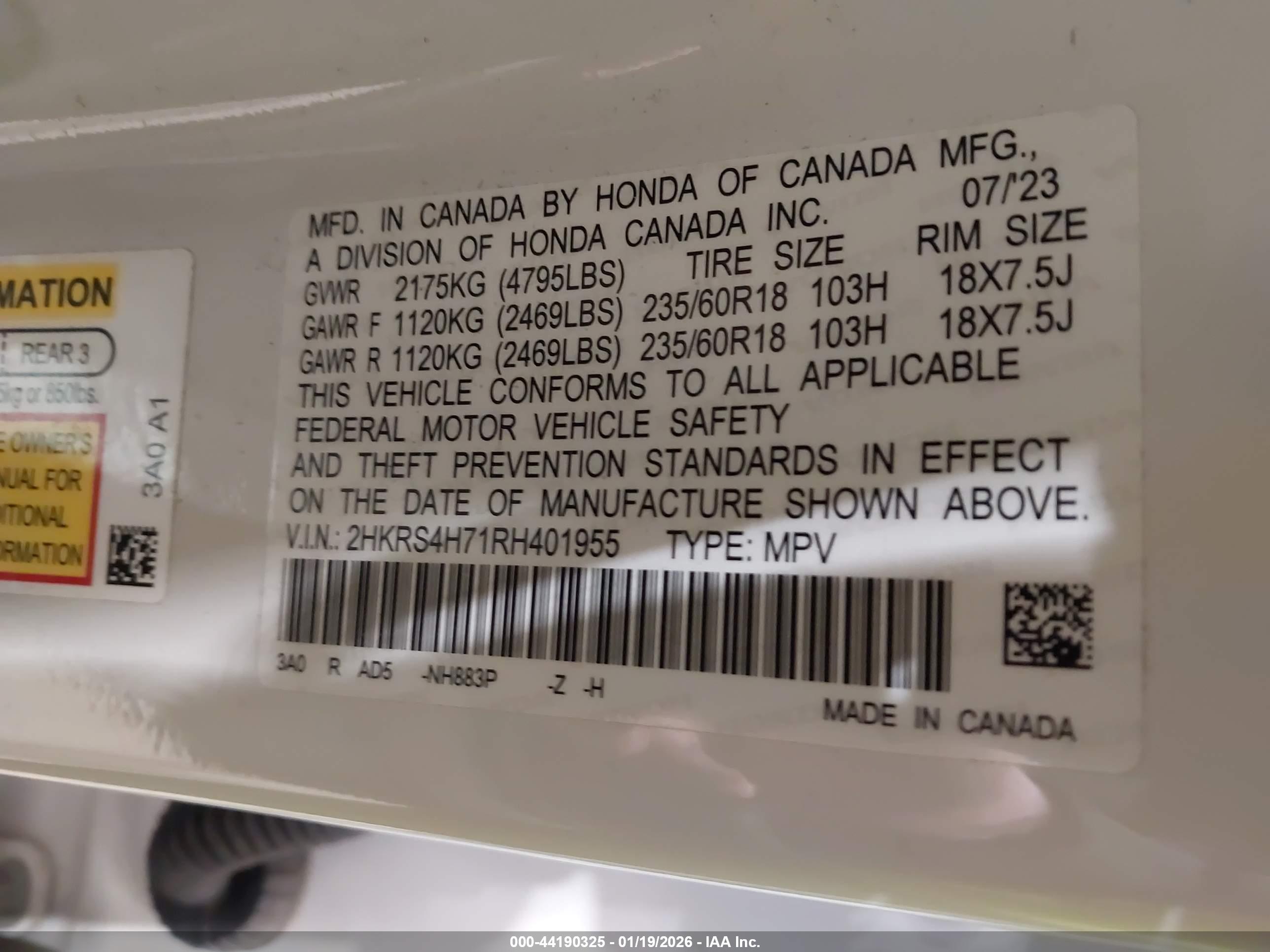 HONDA CR-V image 9