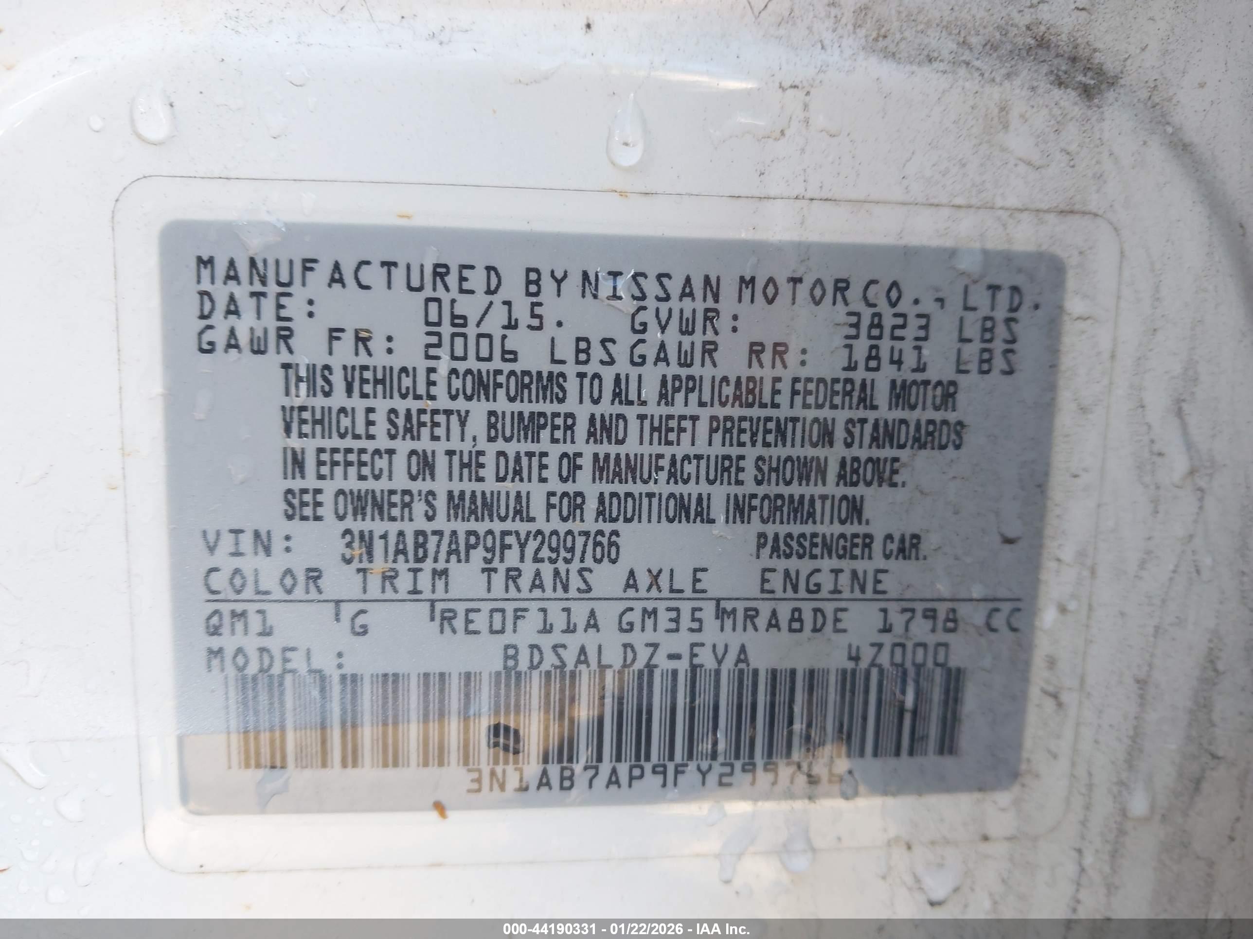 NISSAN SENTRA image 9