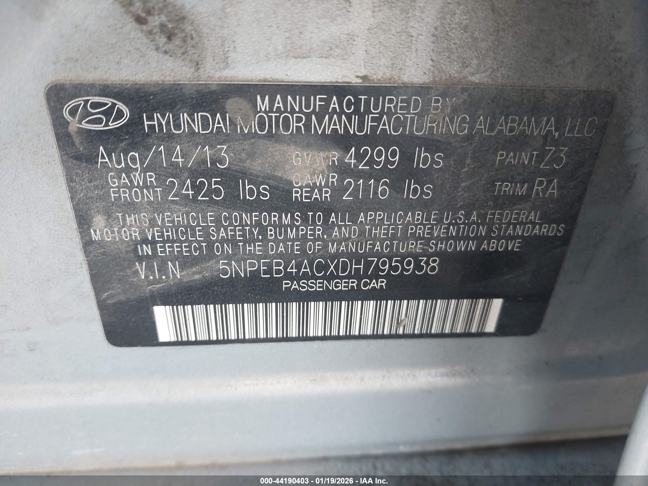 HYUNDAI SONATA image 9