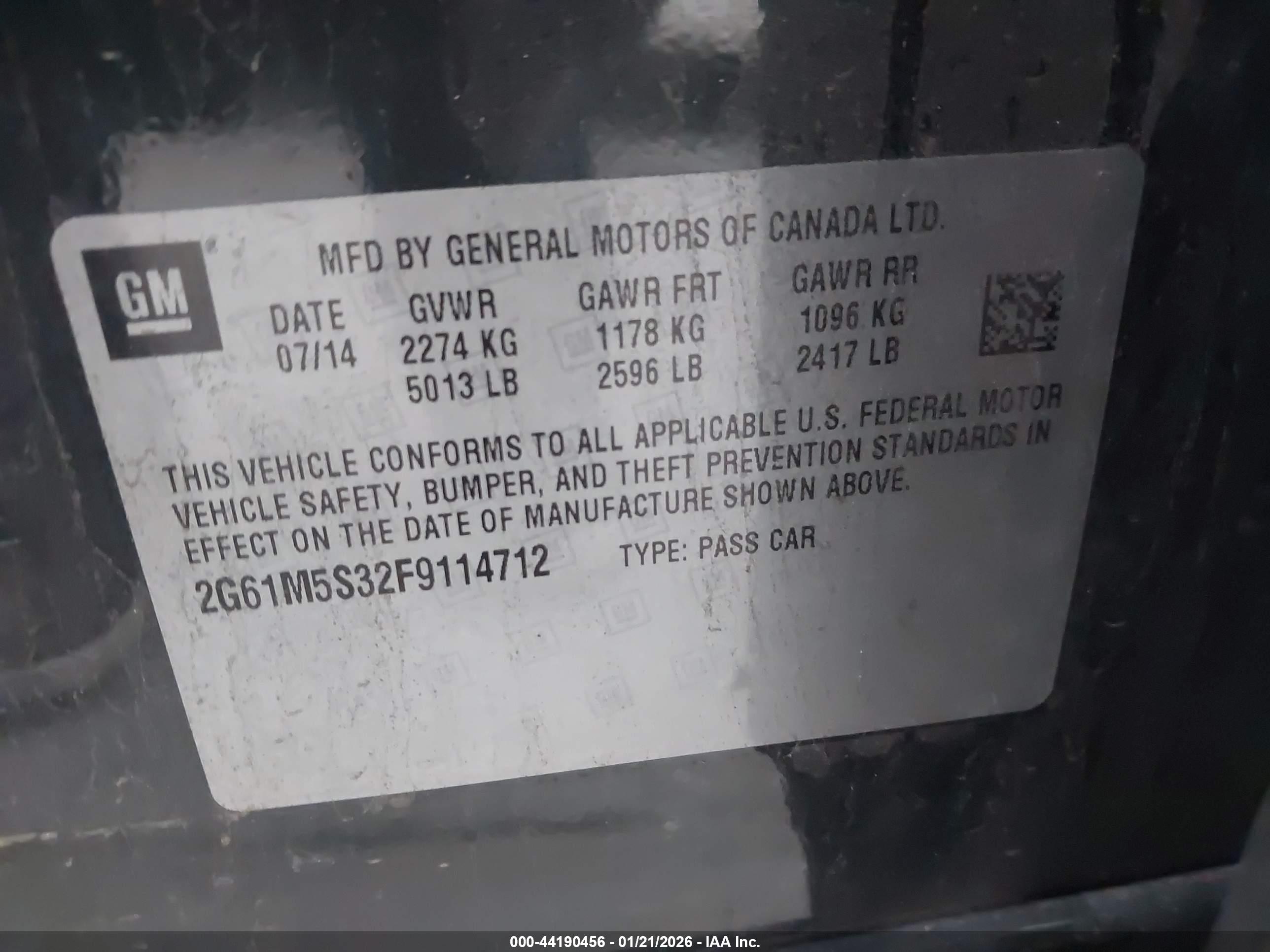 CADILLAC XTS image 9