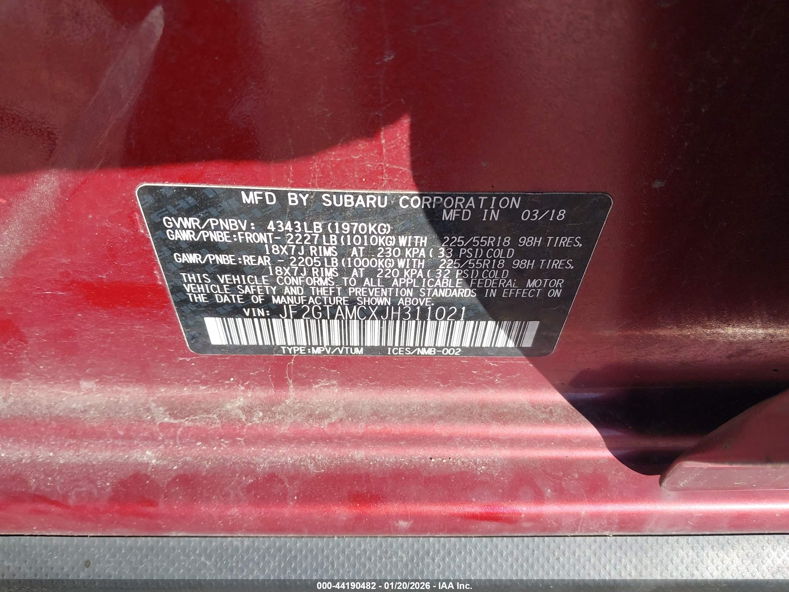 SUBARU CROSSTREK image 9