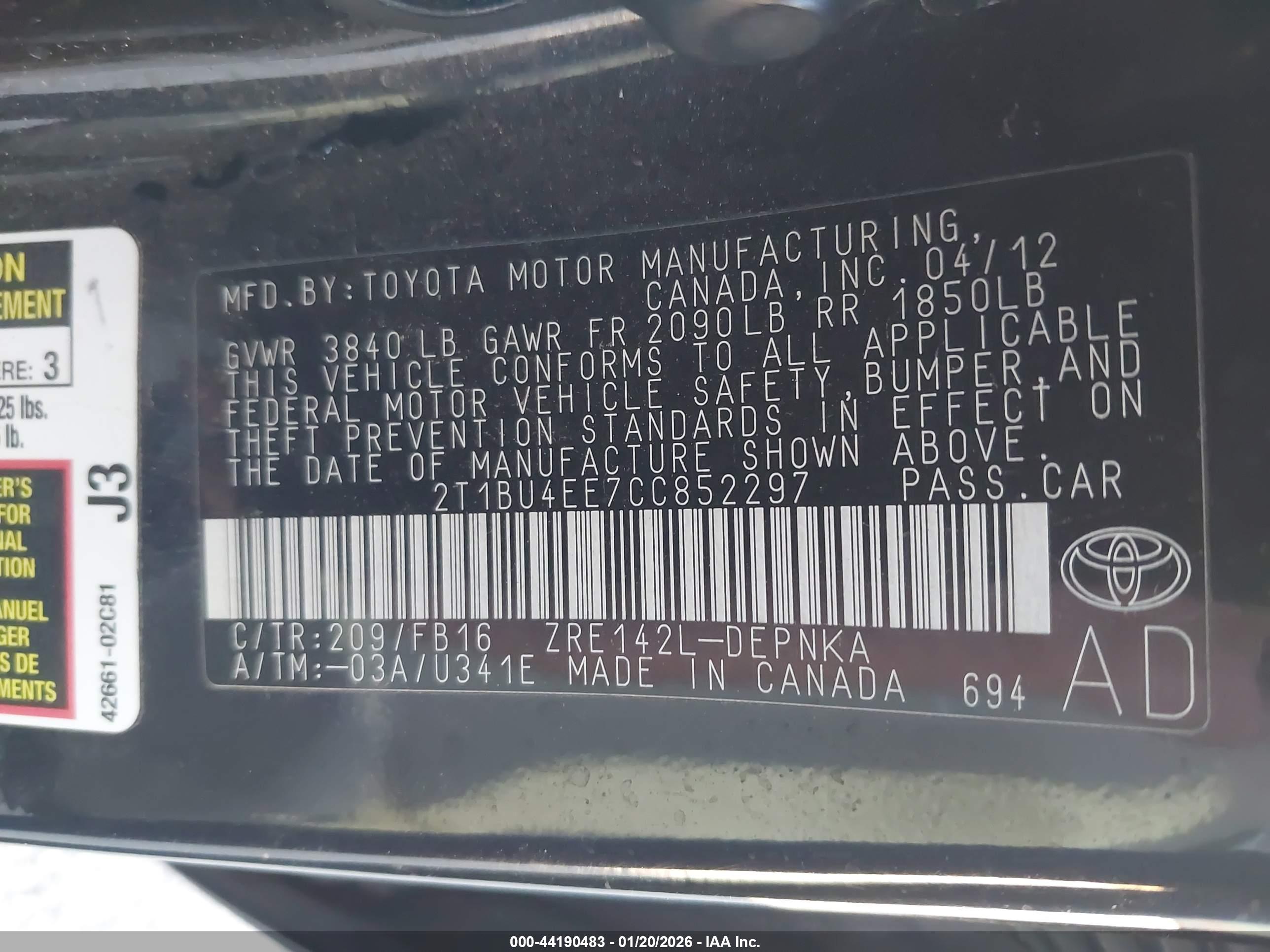 TOYOTA COROLLA image 9