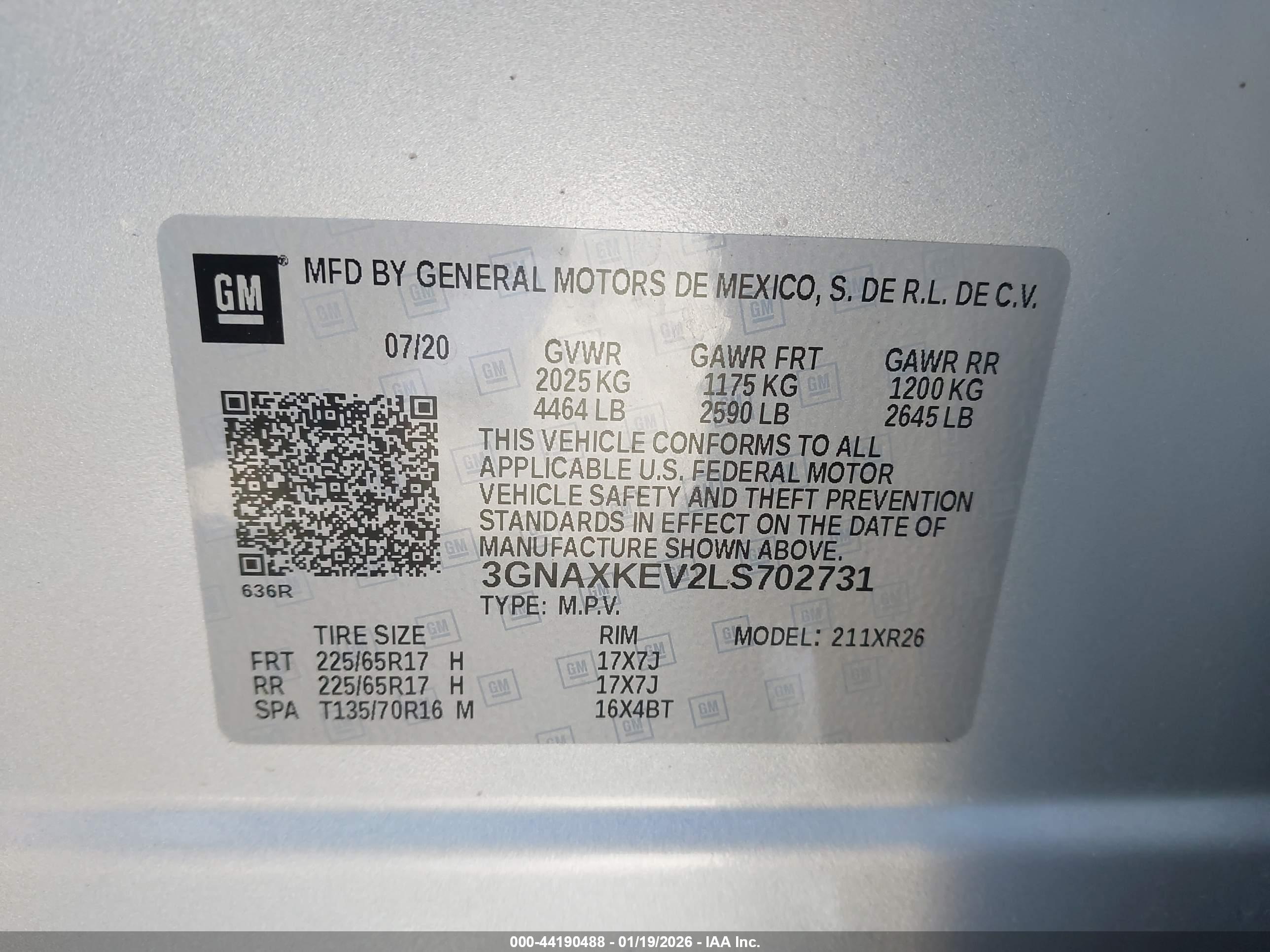 CHEVROLET EQUINOX image 9