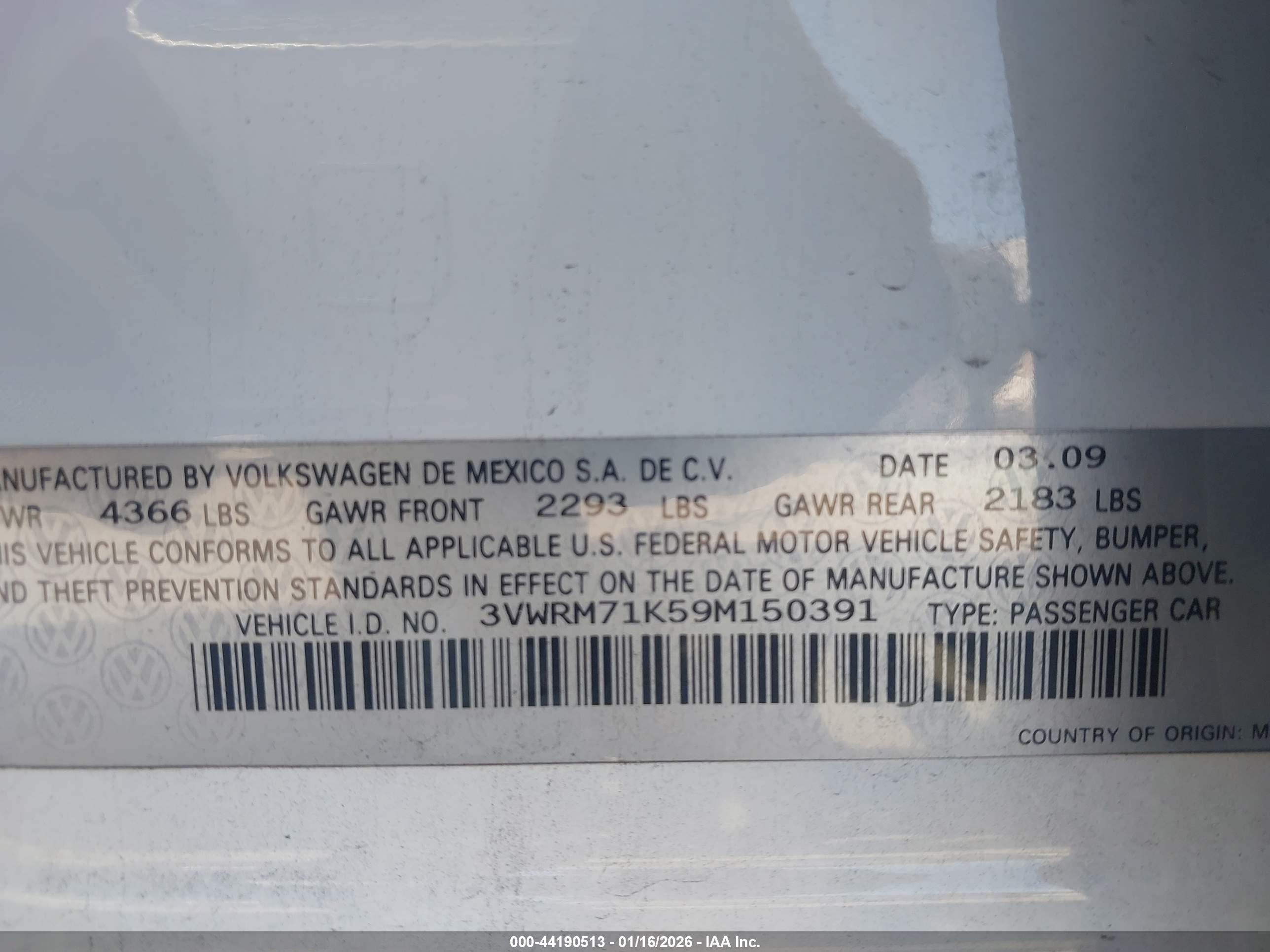 VOLKSWAGEN JETTA image 9