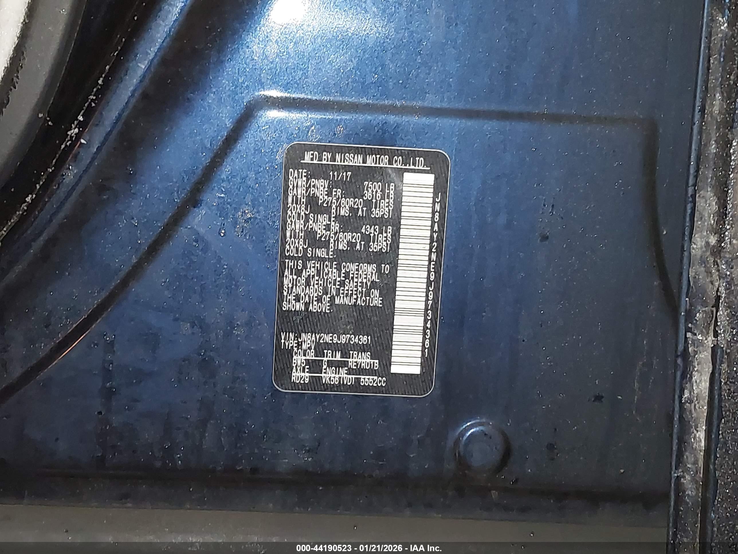 NISSAN ARMADA image 9
