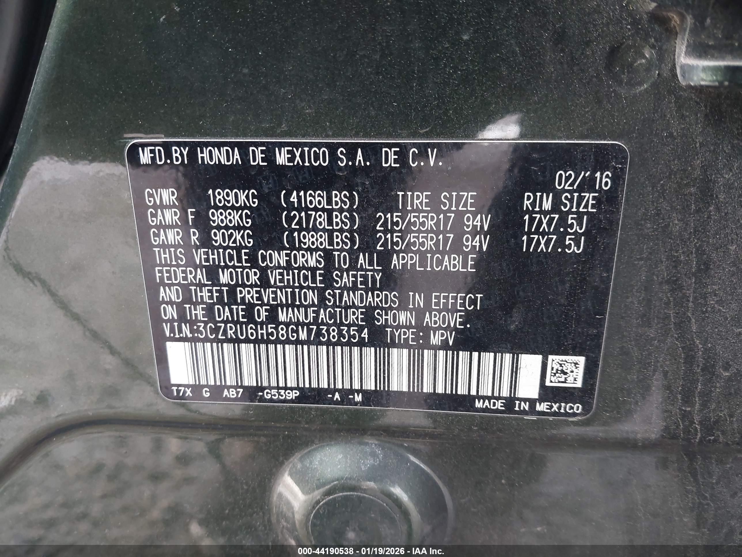 HONDA HR-V image 9