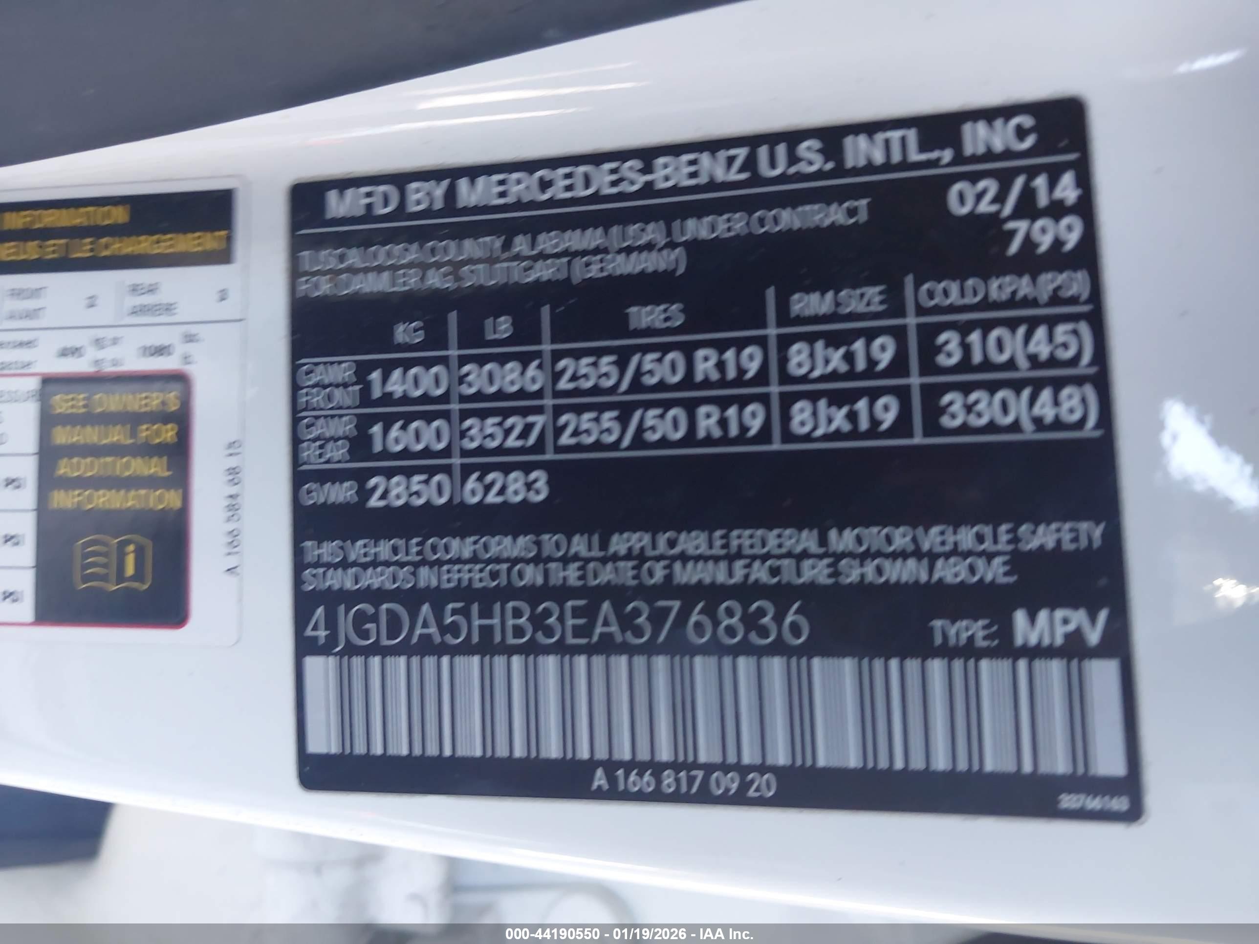 MERCEDES-BENZ ML image 9