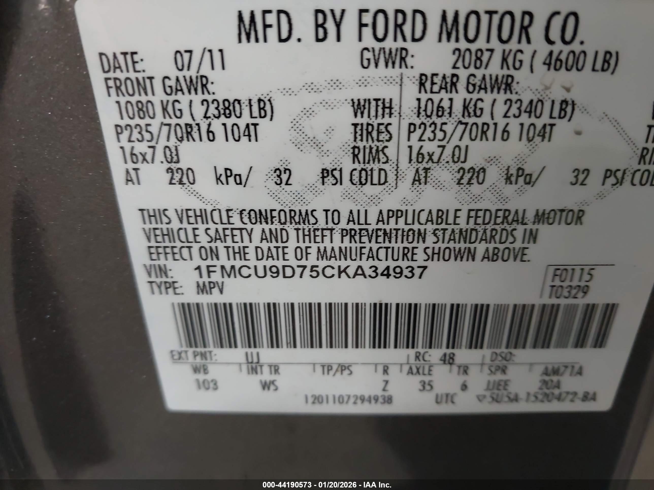 FORD ESCAPE image 9