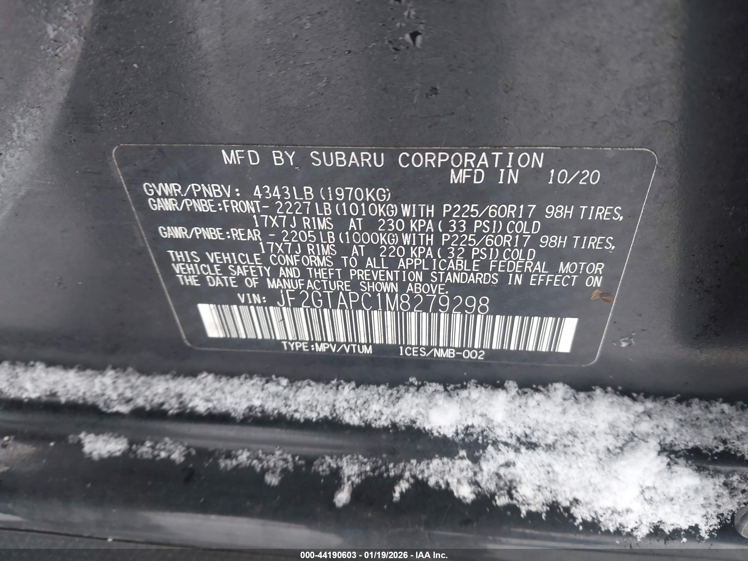 SUBARU CROSSTREK image 9