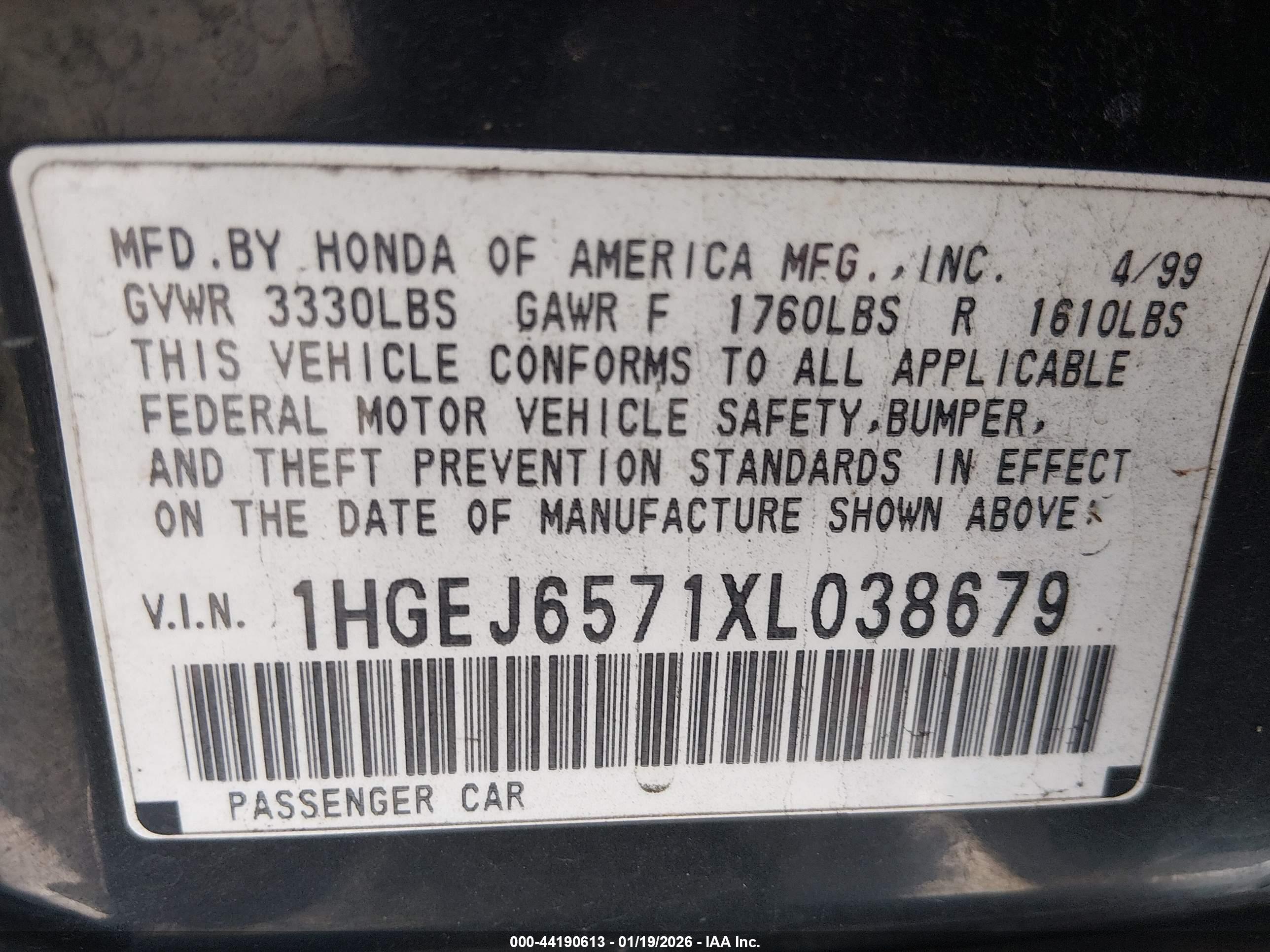HONDA CIVIC image 9