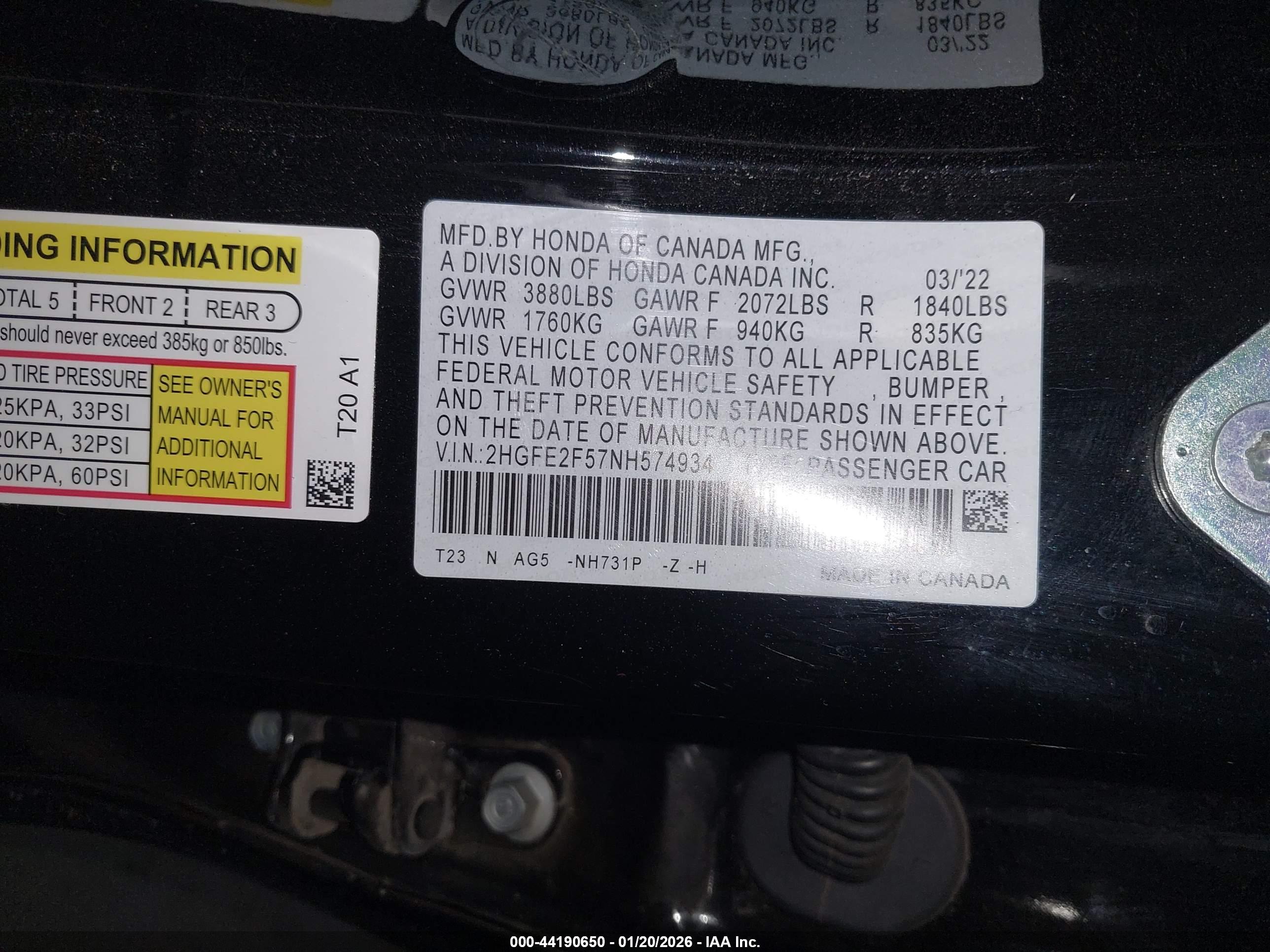 HONDA CIVIC image 9