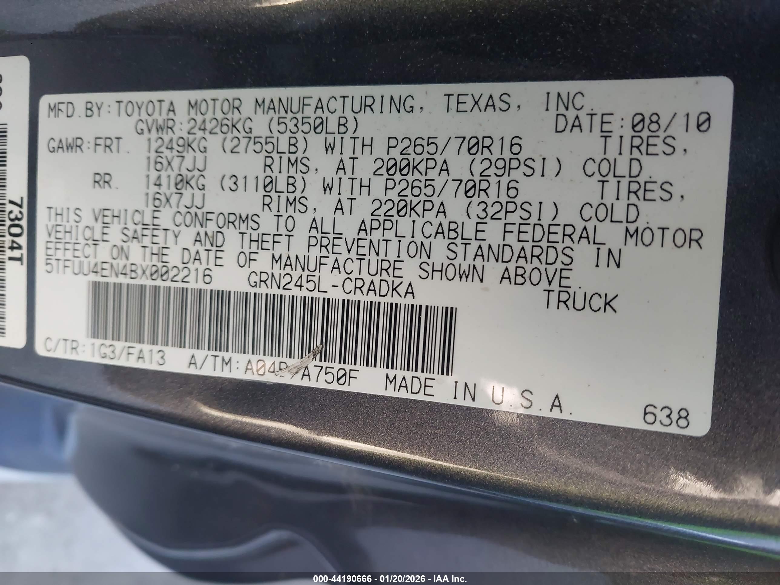 TOYOTA TACOMA image 9