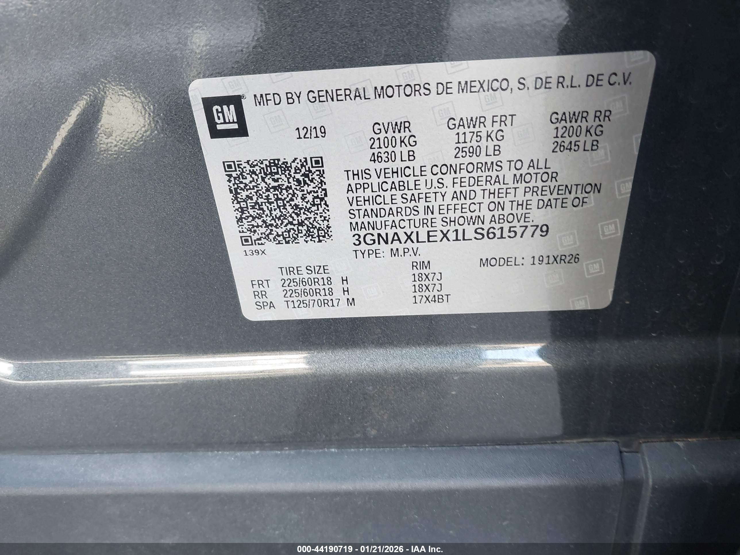 CHEVROLET EQUINOX image 9