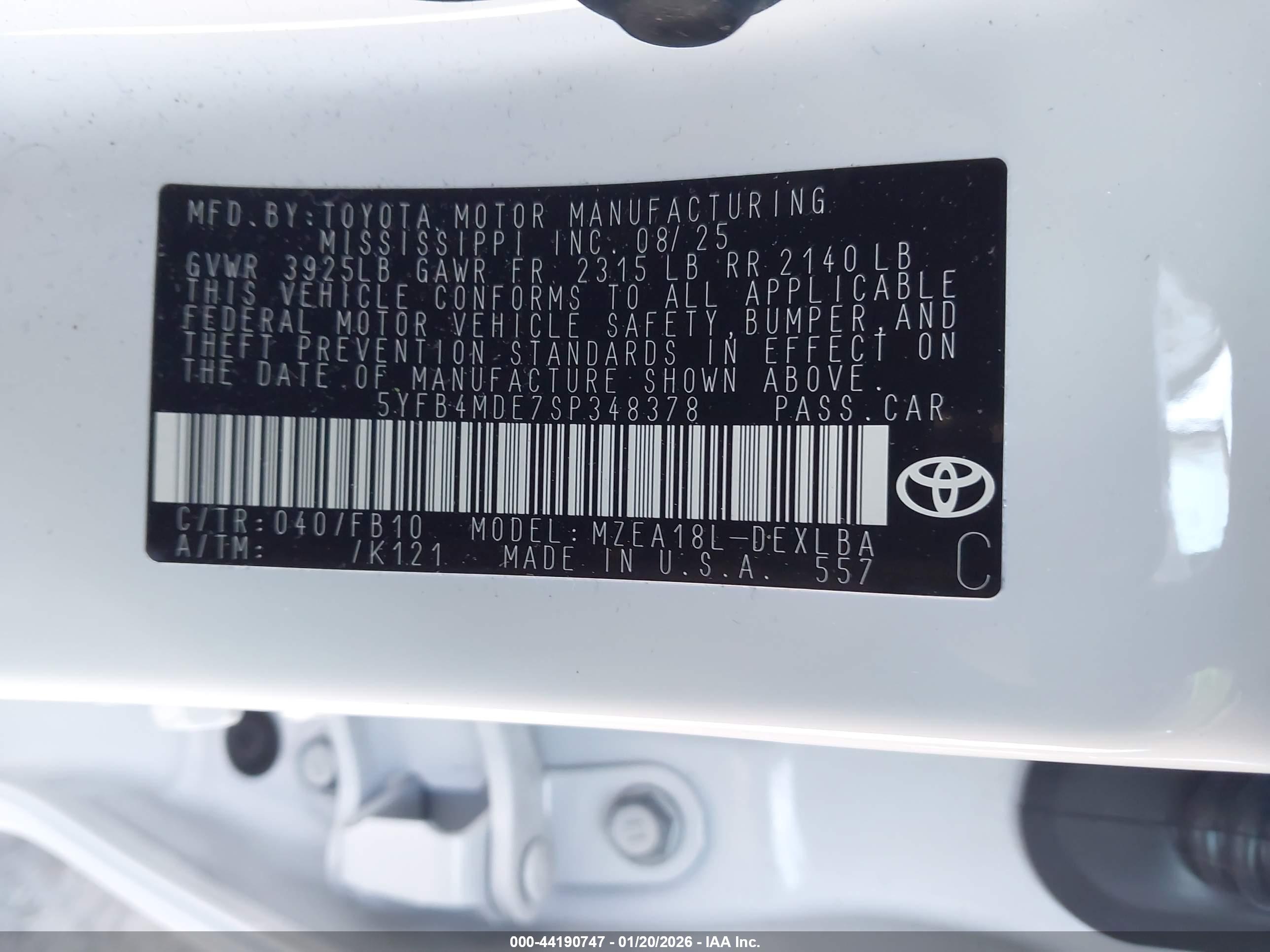 TOYOTA COROLLA image 9