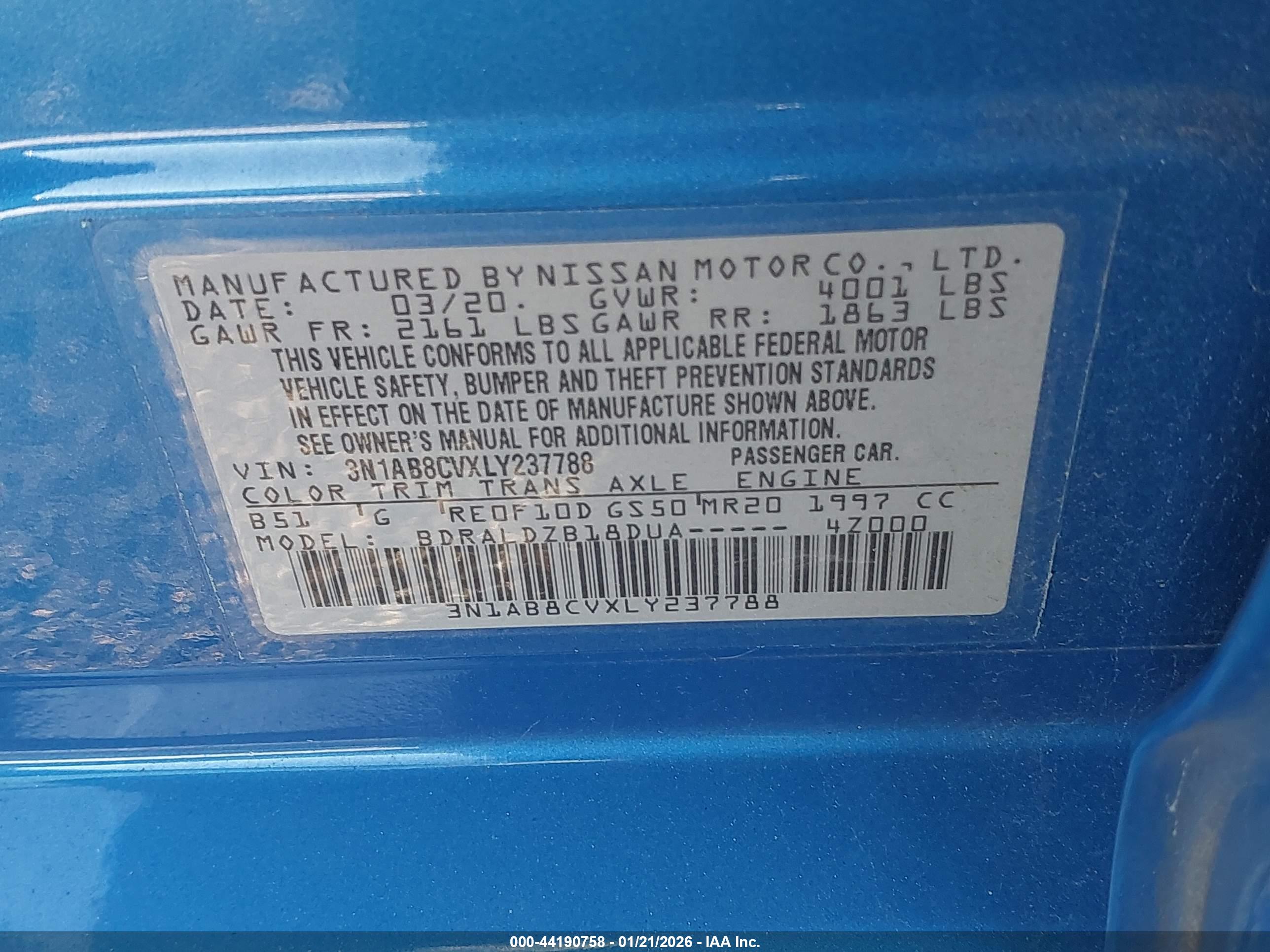 NISSAN SENTRA image 9
