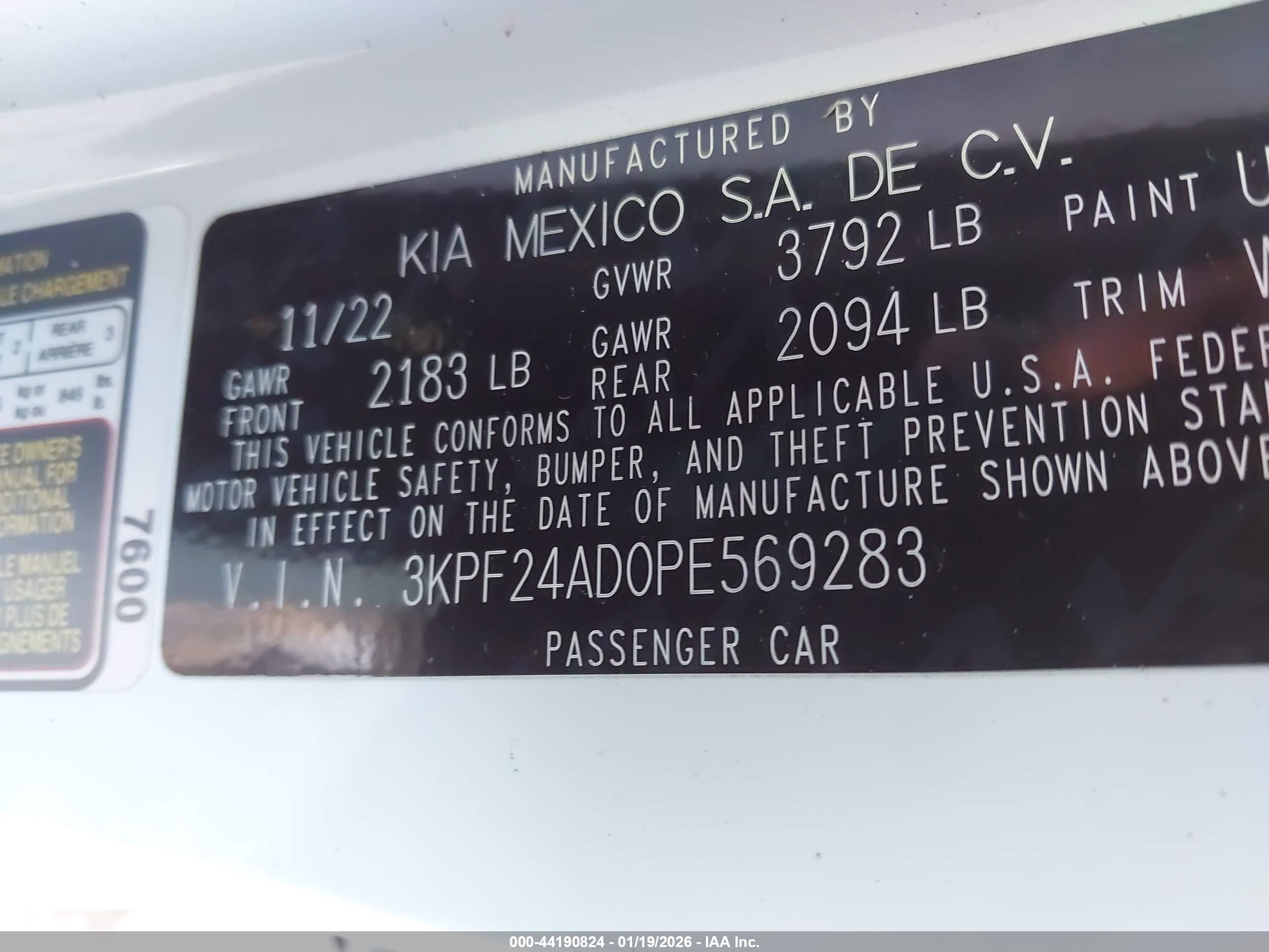 KIA FORTE image 9