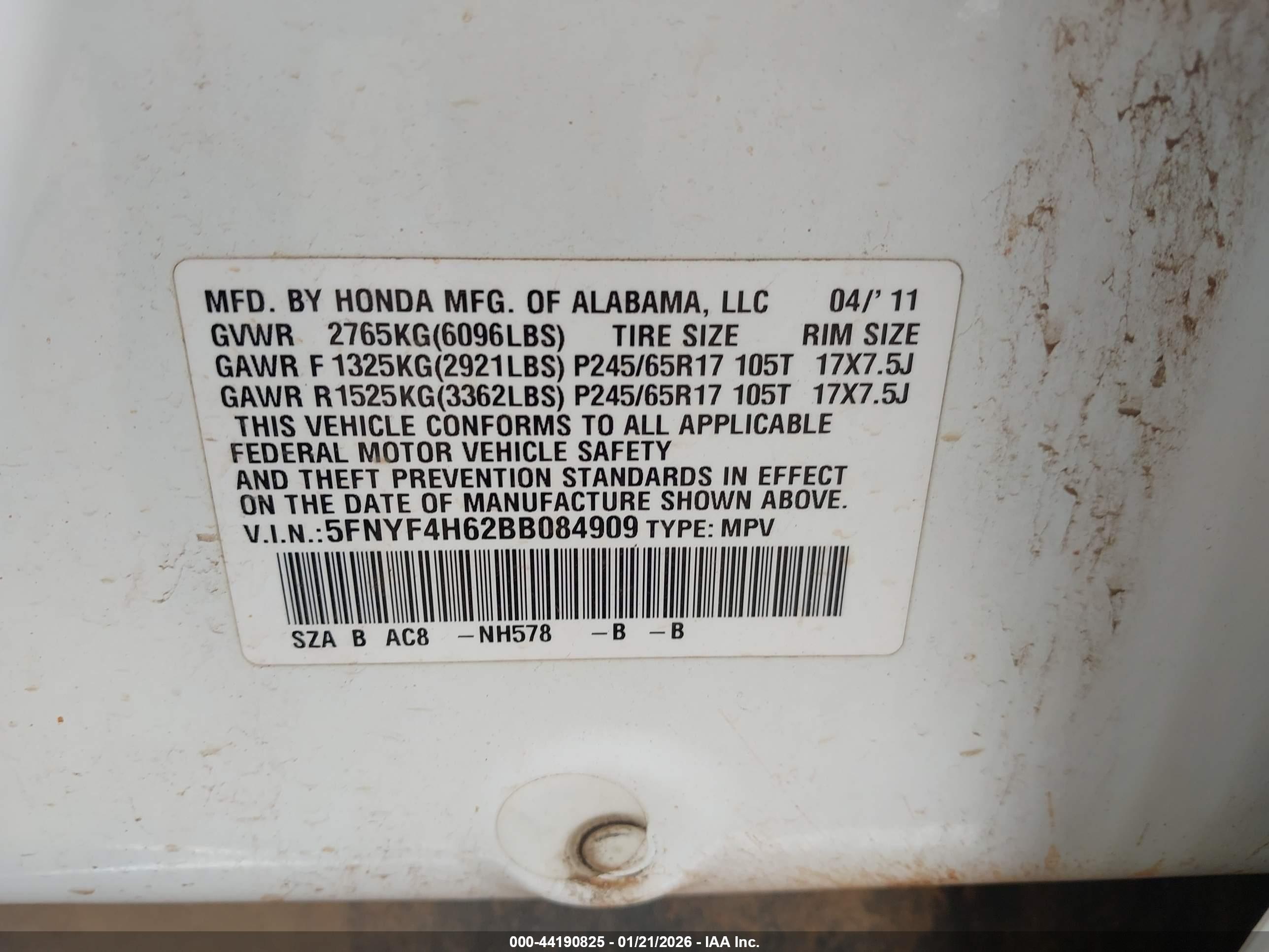 HONDA PILOT image 9