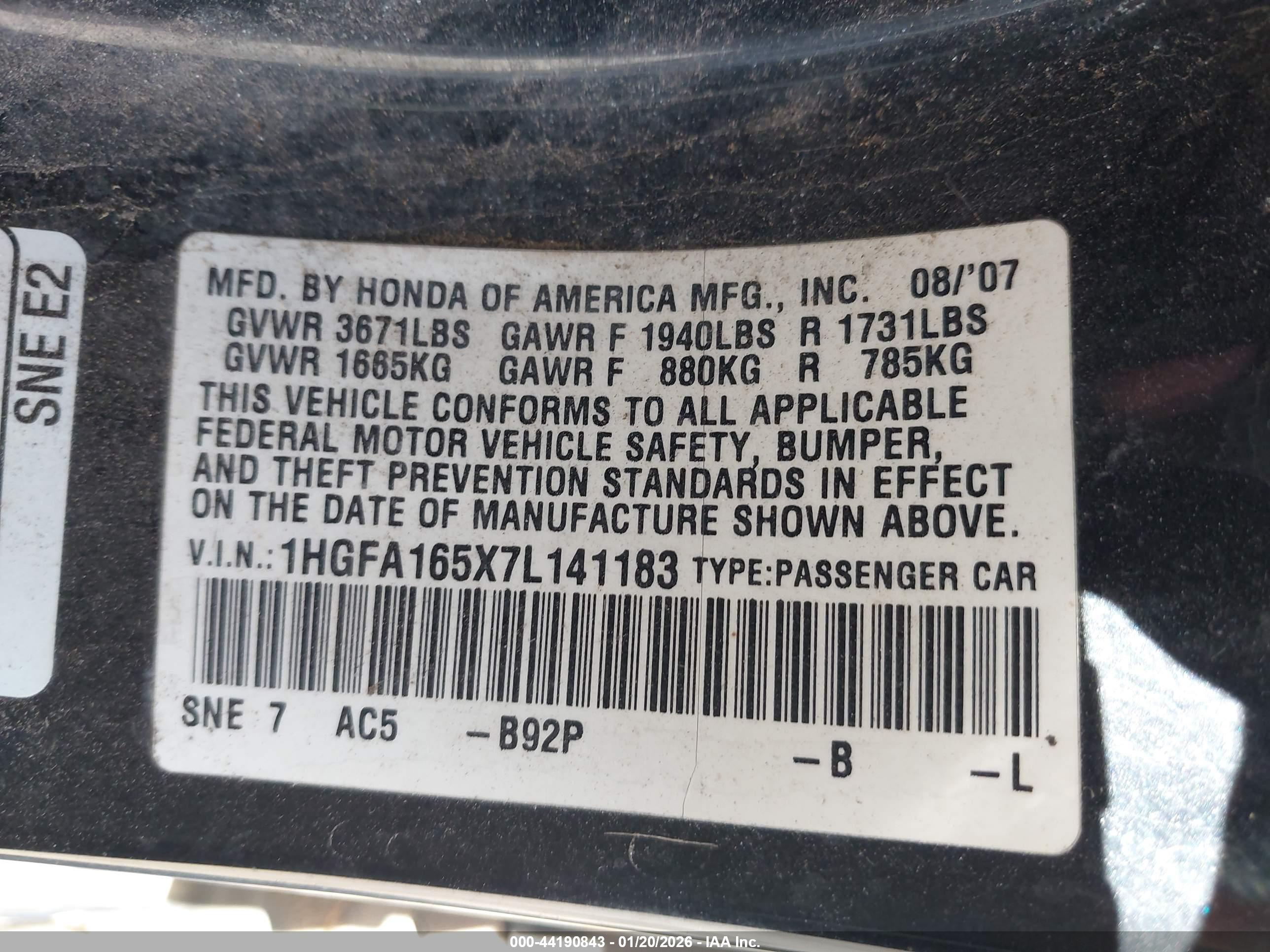 HONDA CIVIC image 9