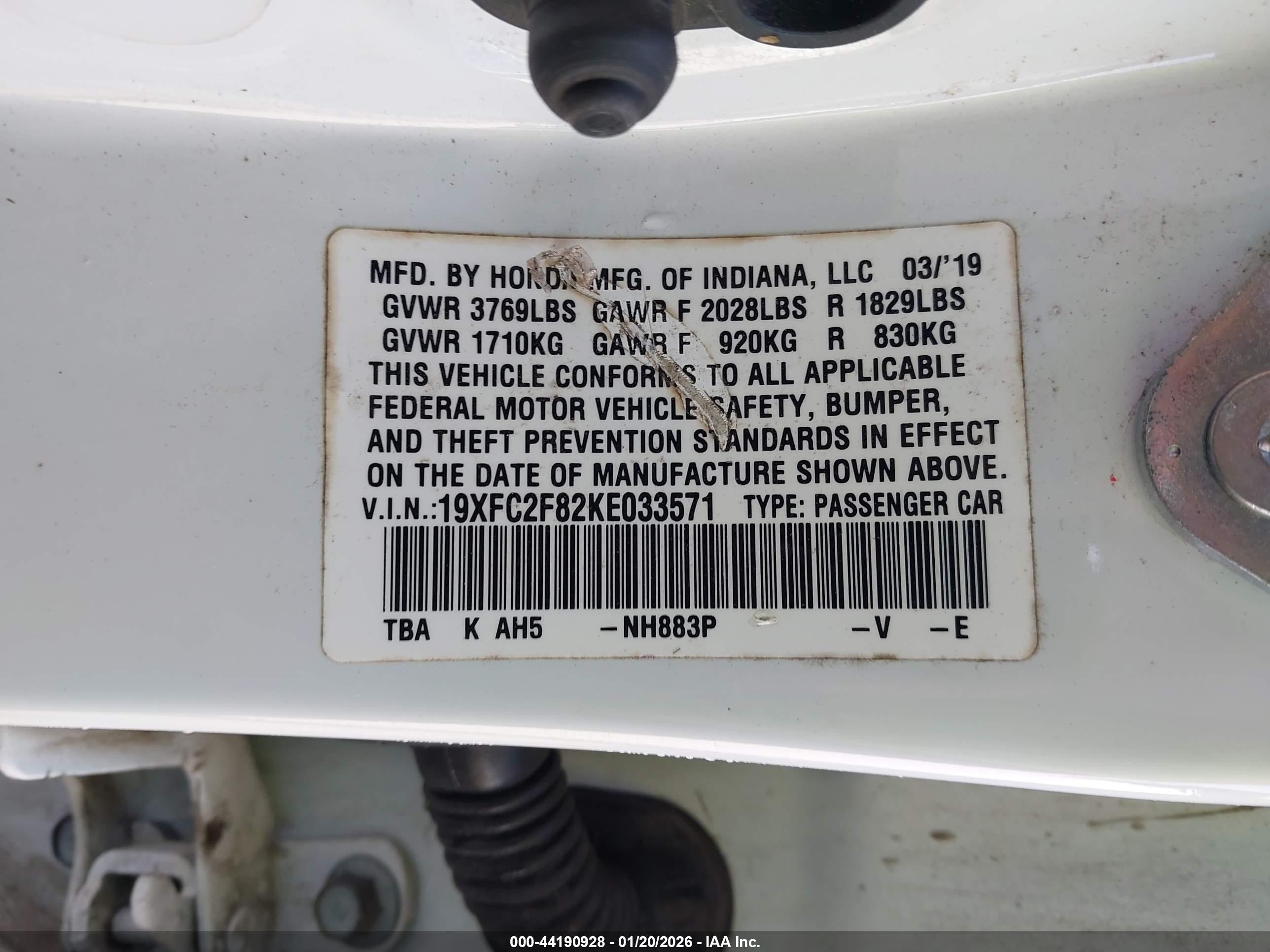 HONDA CIVIC image 9