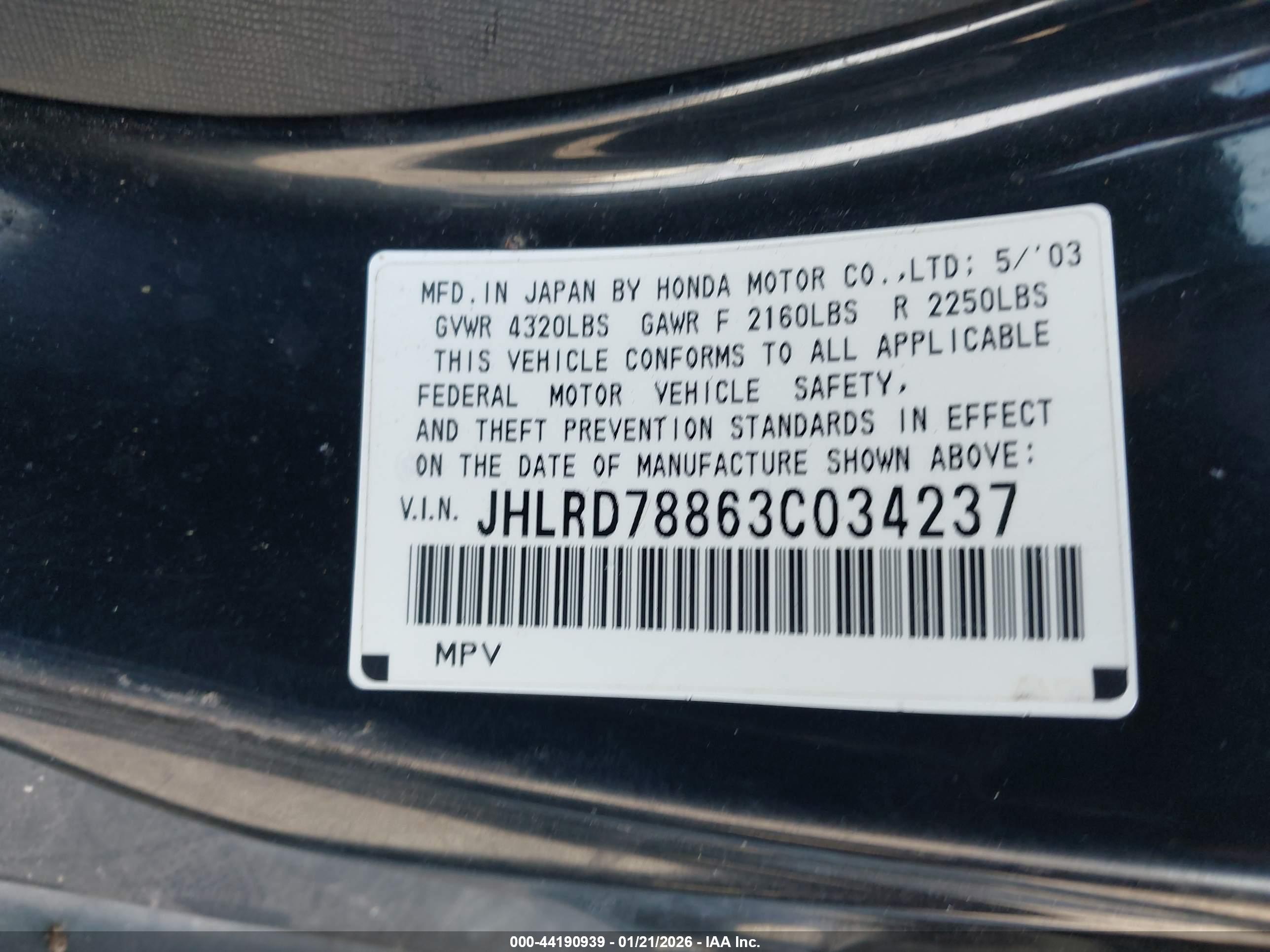 HONDA CR-V image 9
