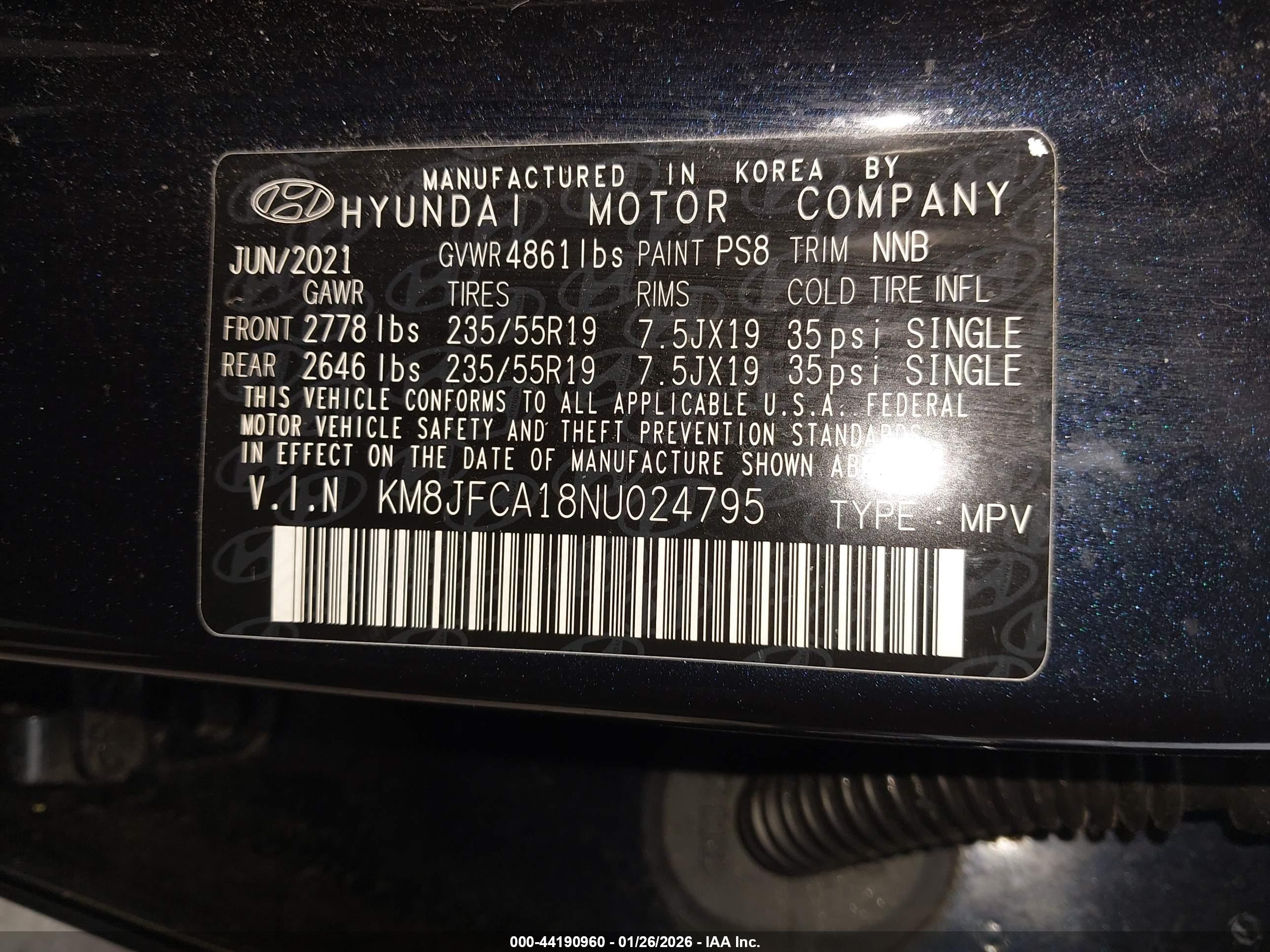 HYUNDAI TUCSON image 9