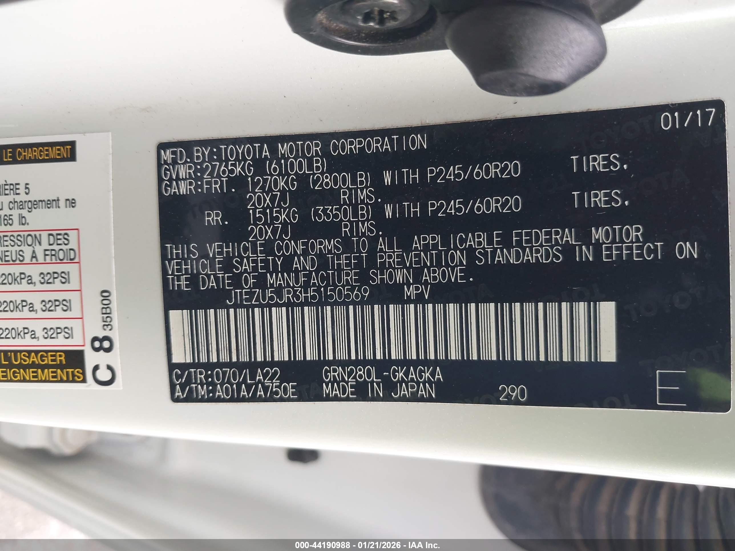 TOYOTA 4RUNNER image 9