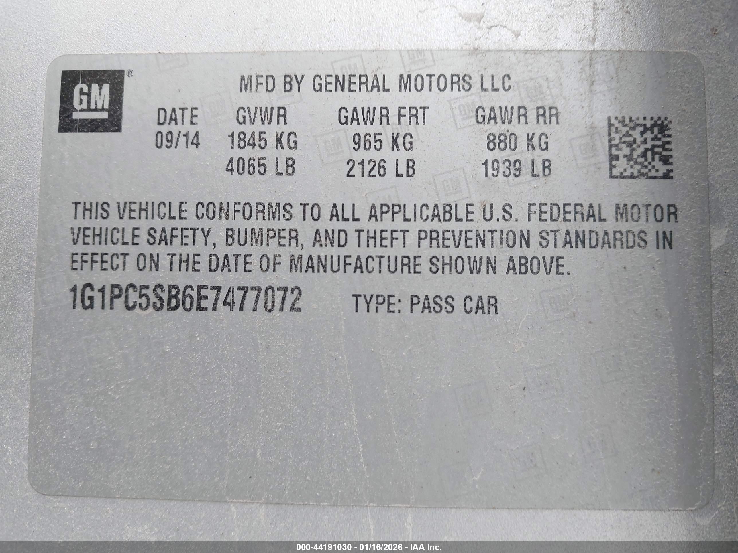 CHEVROLET CRUZE image 9