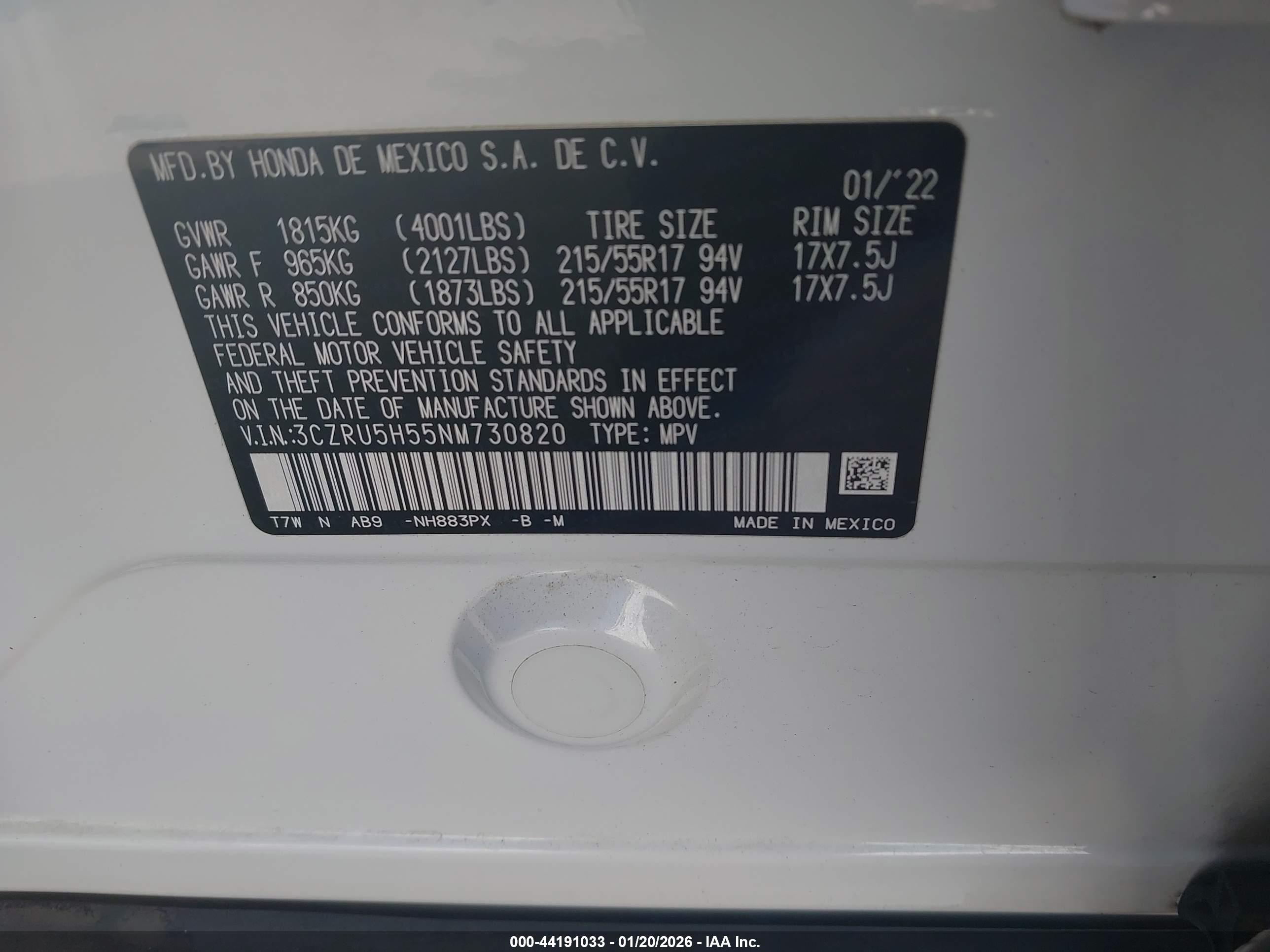 HONDA HR-V image 9