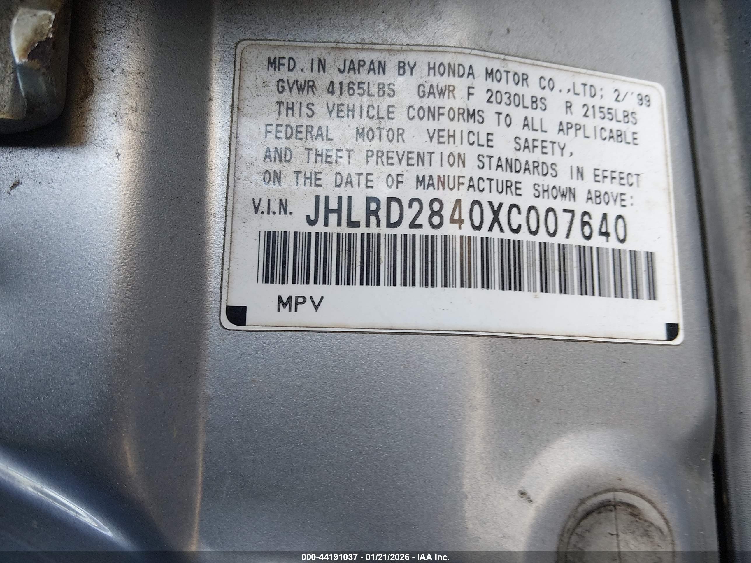 HONDA CR-V image 9